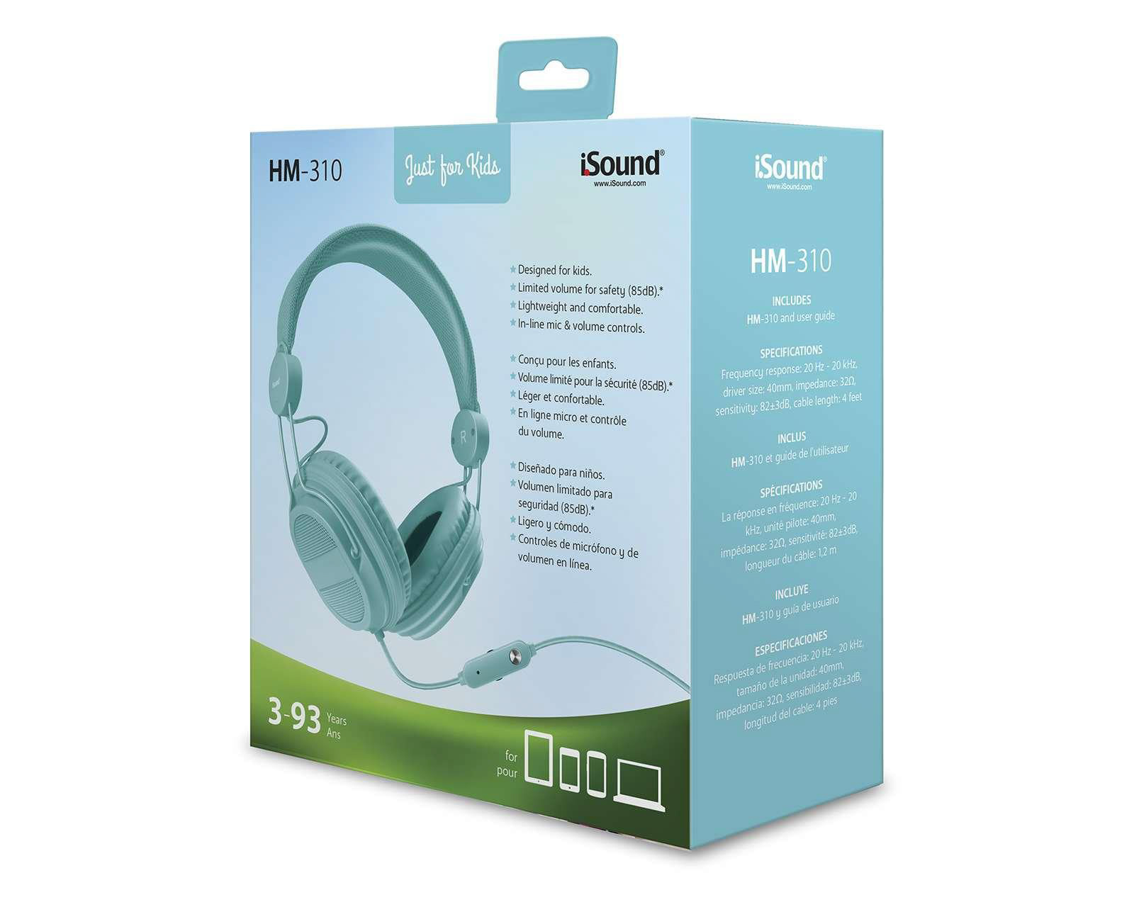 Foto 2 | Foto 2 | Audífonos de Diadema Isound con Función Infantil DGHP-5537