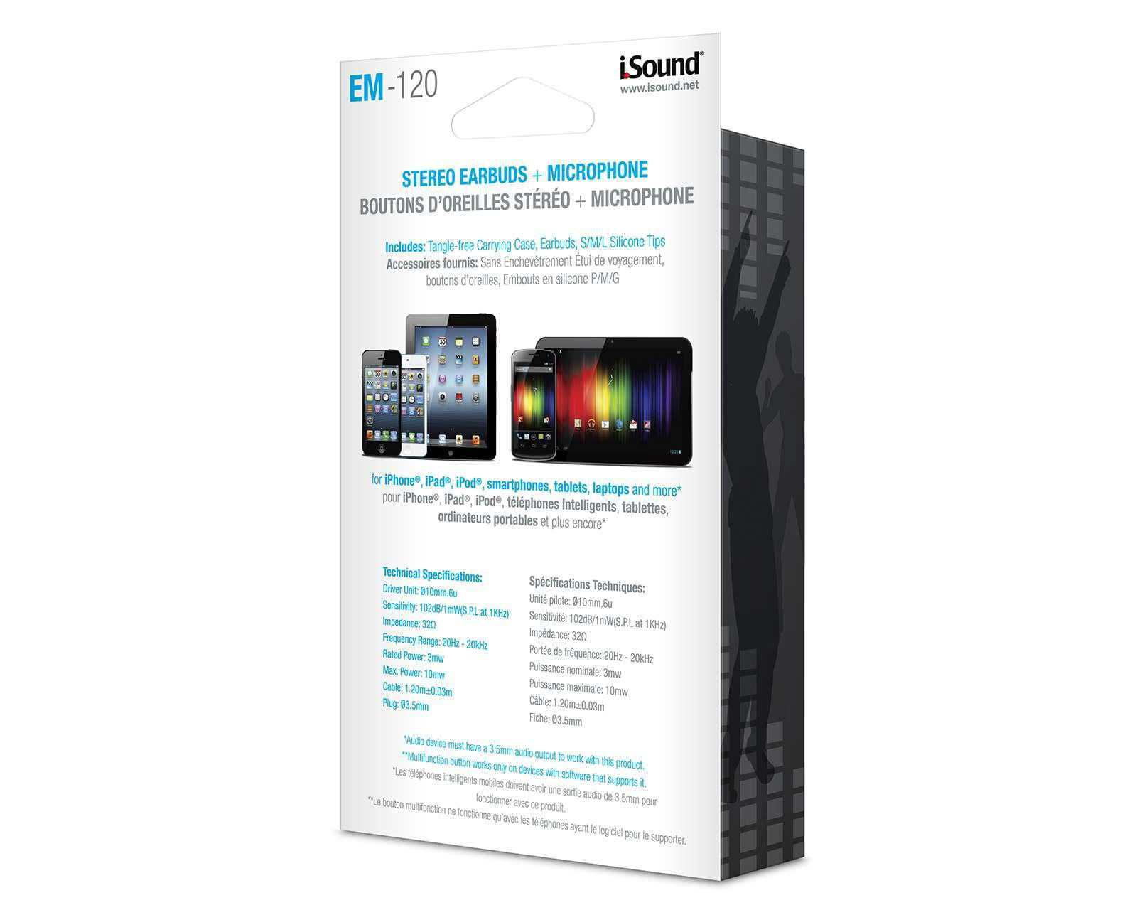 Foto 3 pulgar | Foto 2 | Audífonos In-Ear Isound Manos Libres DGHP-5702