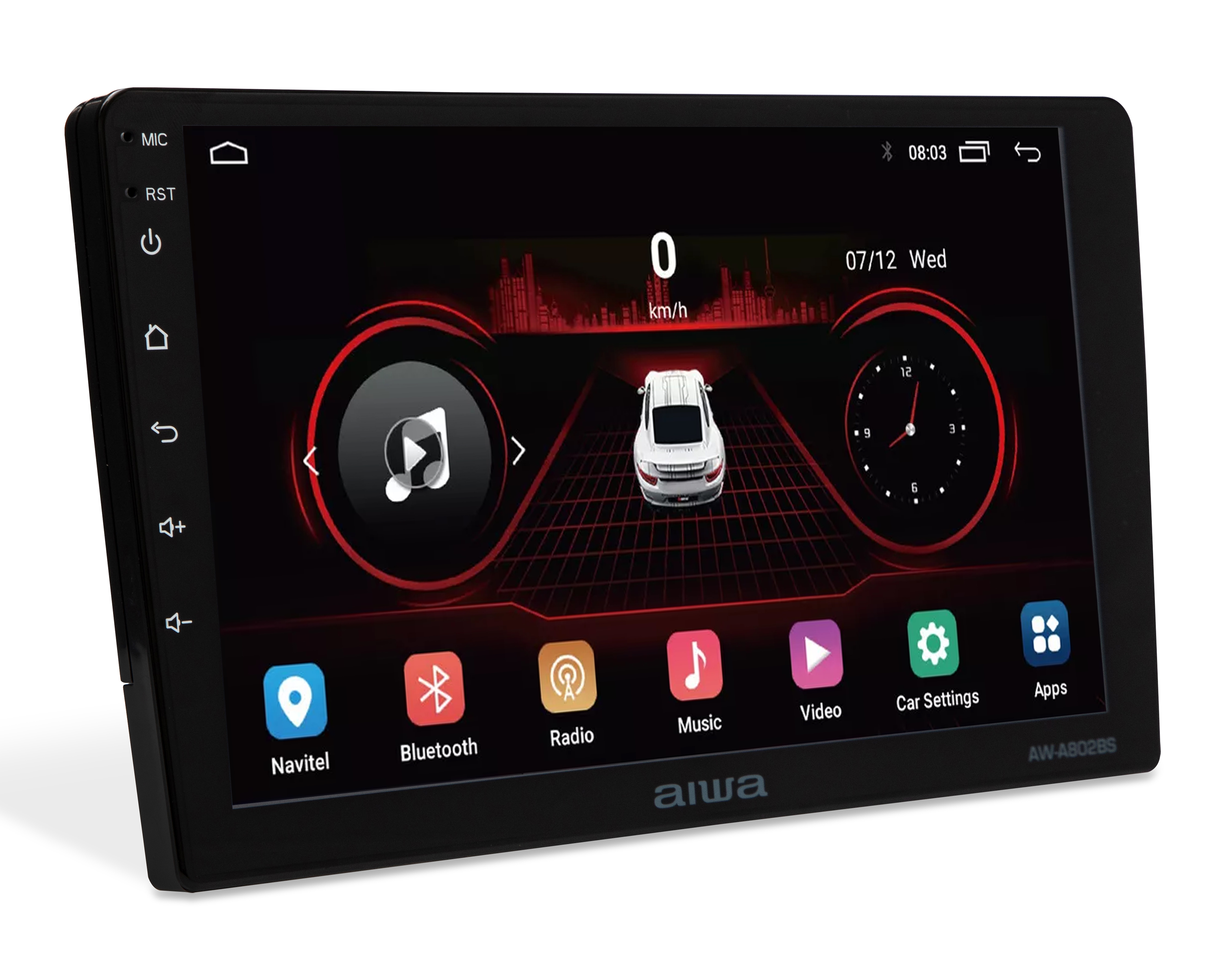 Foto 3 | Foto 3 | Autoestéreo Aiwa AW-A802BS Bluetooth con Pantalla