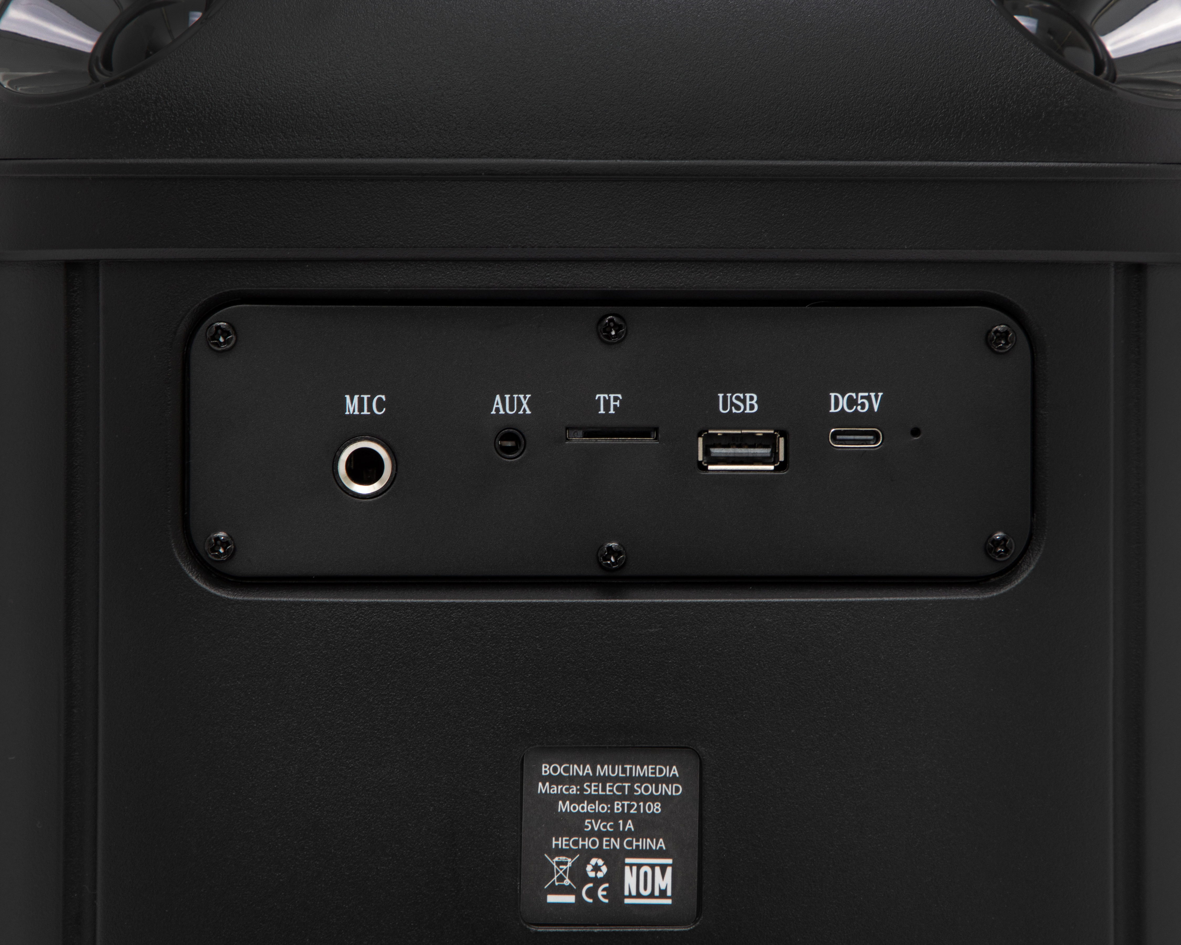 Foto 6 | Foto 6 | Bocina Select Sound BT2108 3,500 W con Luces