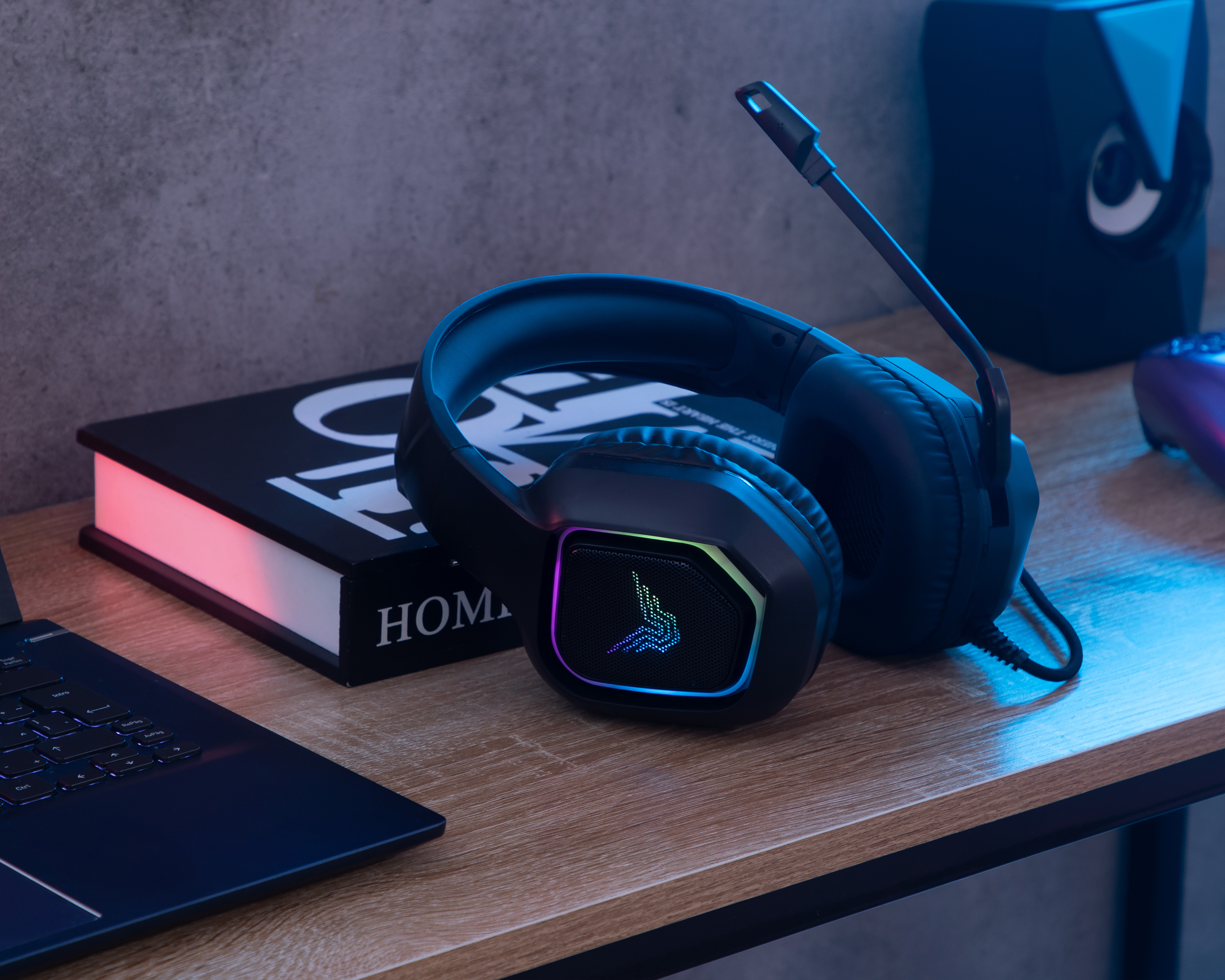 Foto 7 | Foto 7 | Audífonos de Diadema Gamecraft con Micrófono Krypton AD7000