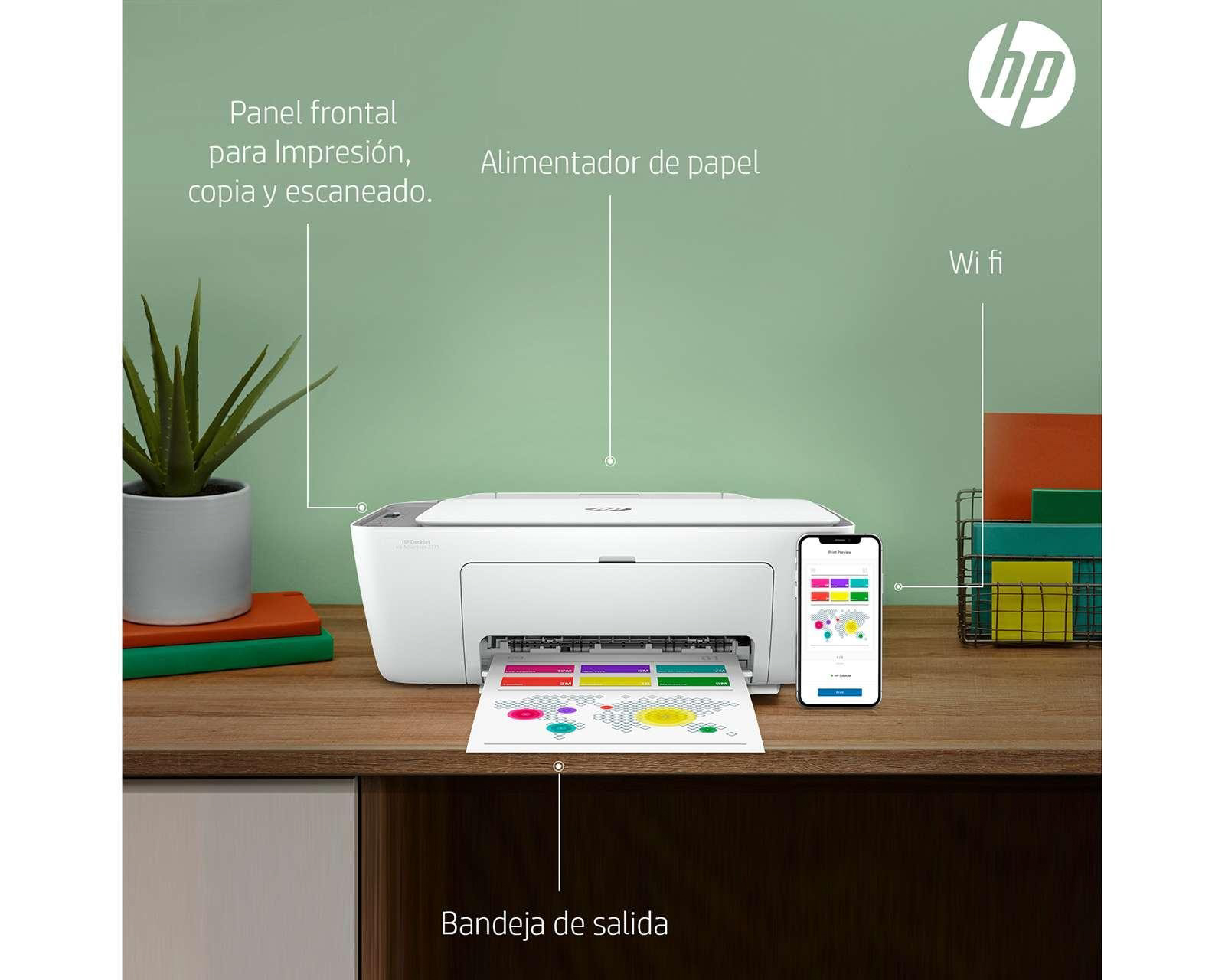 Foto 6 pulgar | Foto 5 | Multifuncional HP de Inyección Térmica Deskjet IA 2775