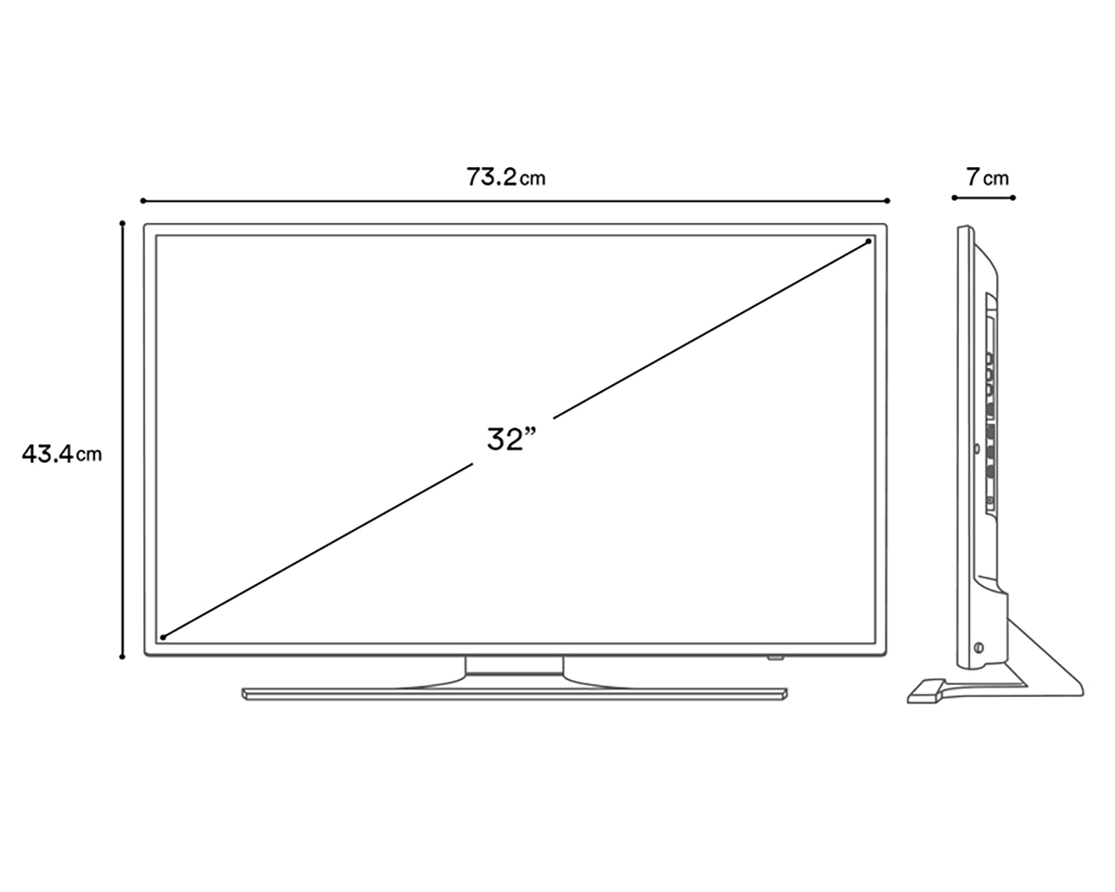 Foto 5 | Foto 5 | Pantalla Smart TV EVL LED 32 Pulgadas HD 32EVLSM