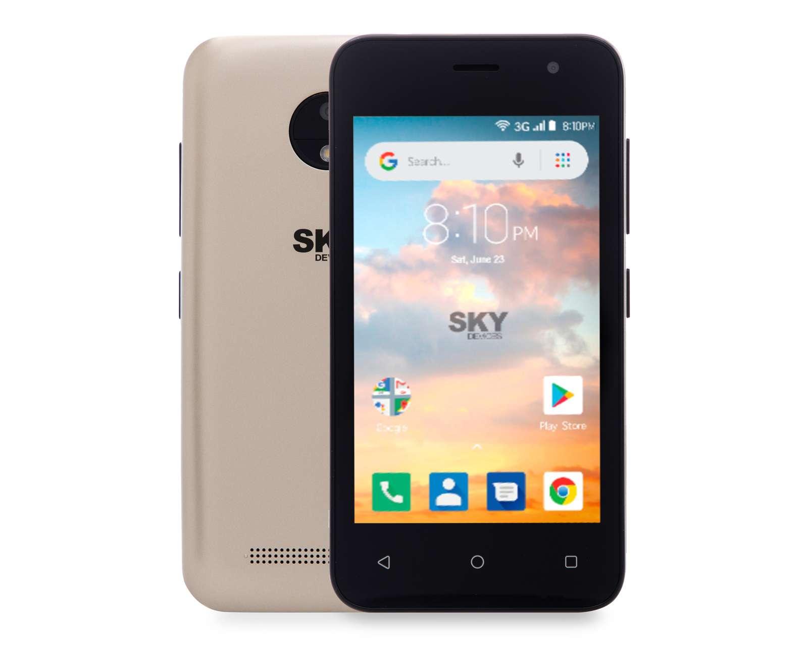 Celular Sky Device Liberado Platinum B4 8 GB Dorado