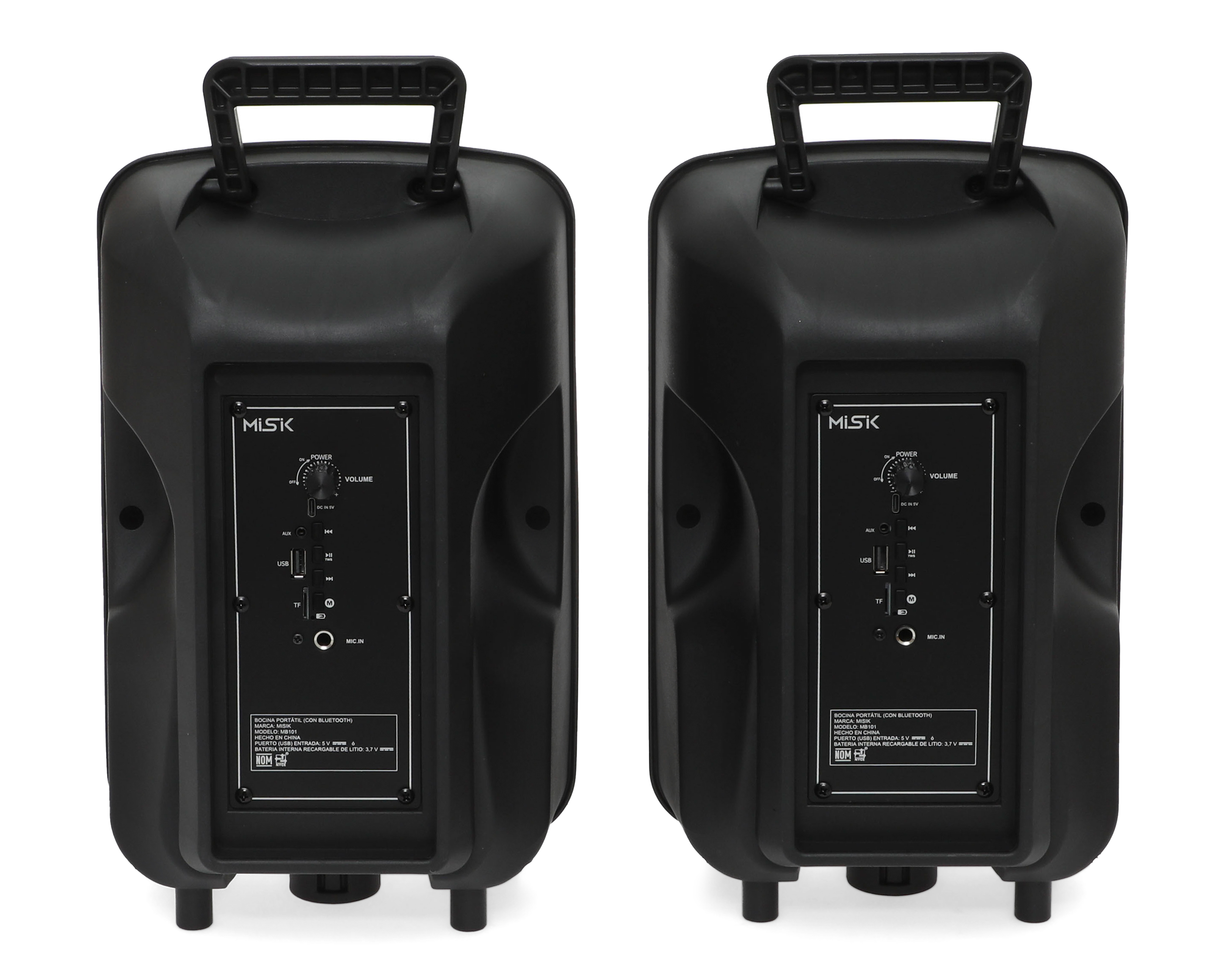 Foto 5 pulgar | Foto 4 | Bocina Bluetooth Misik MB101 8000 W con Luces LED