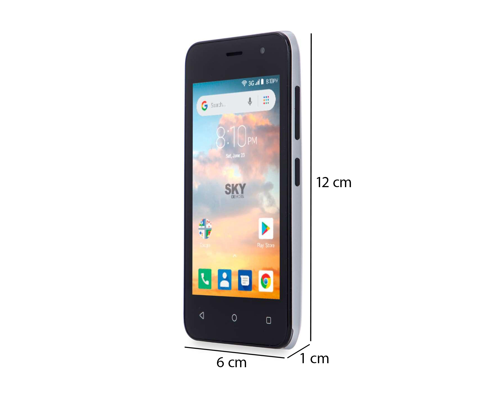 Foto 8 | Foto 8 | Celular Sky Device Liberado Platinum B4 8 GB Plateado
