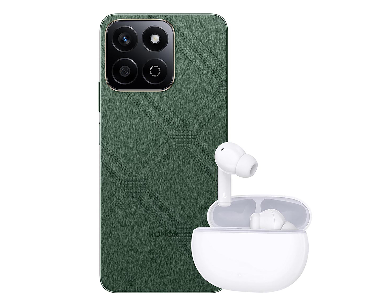 Foto 2 pulgar | Foto 1 | Celular Honor X7C Liberado 256 GB Verde + True Wireless