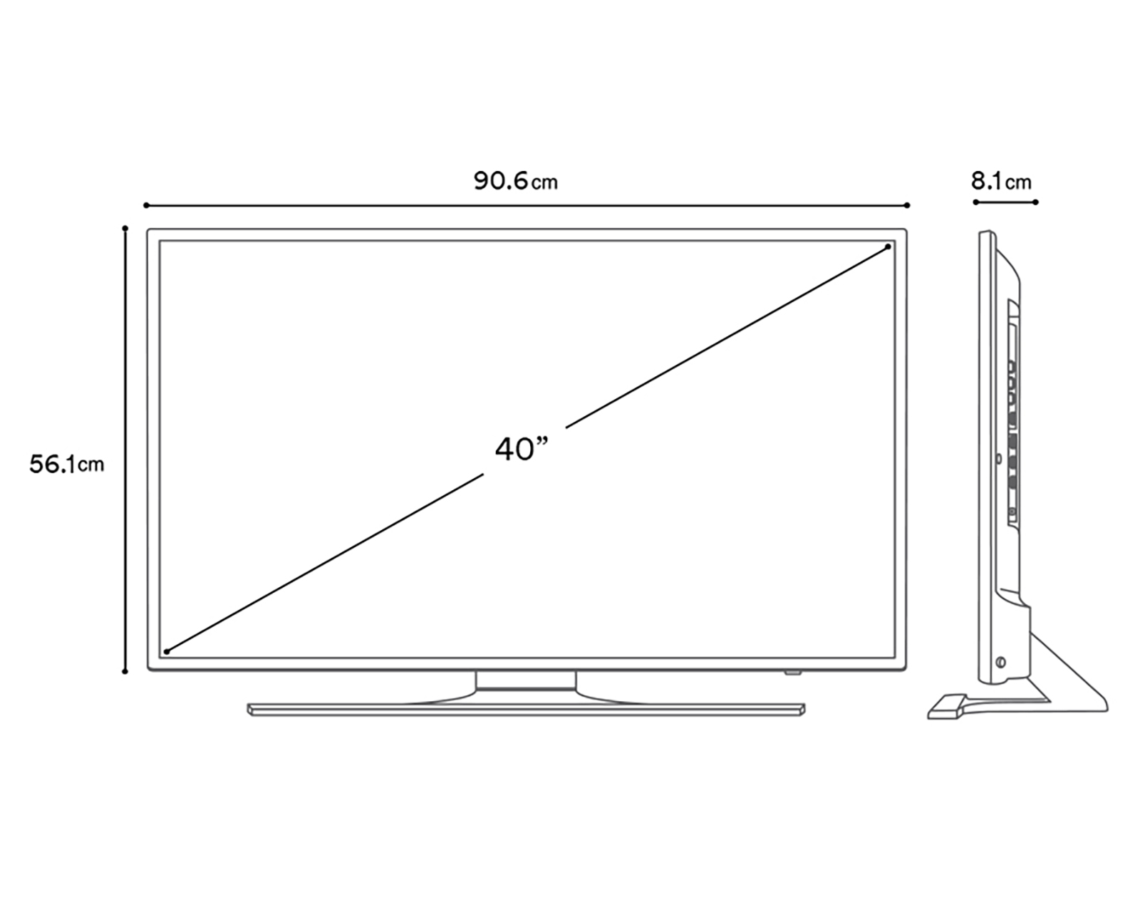Foto 6 pulgar | Foto 5 | Pantalla Smart TV EVL LED 40 Pulgadas Full HD 40EVLSM
