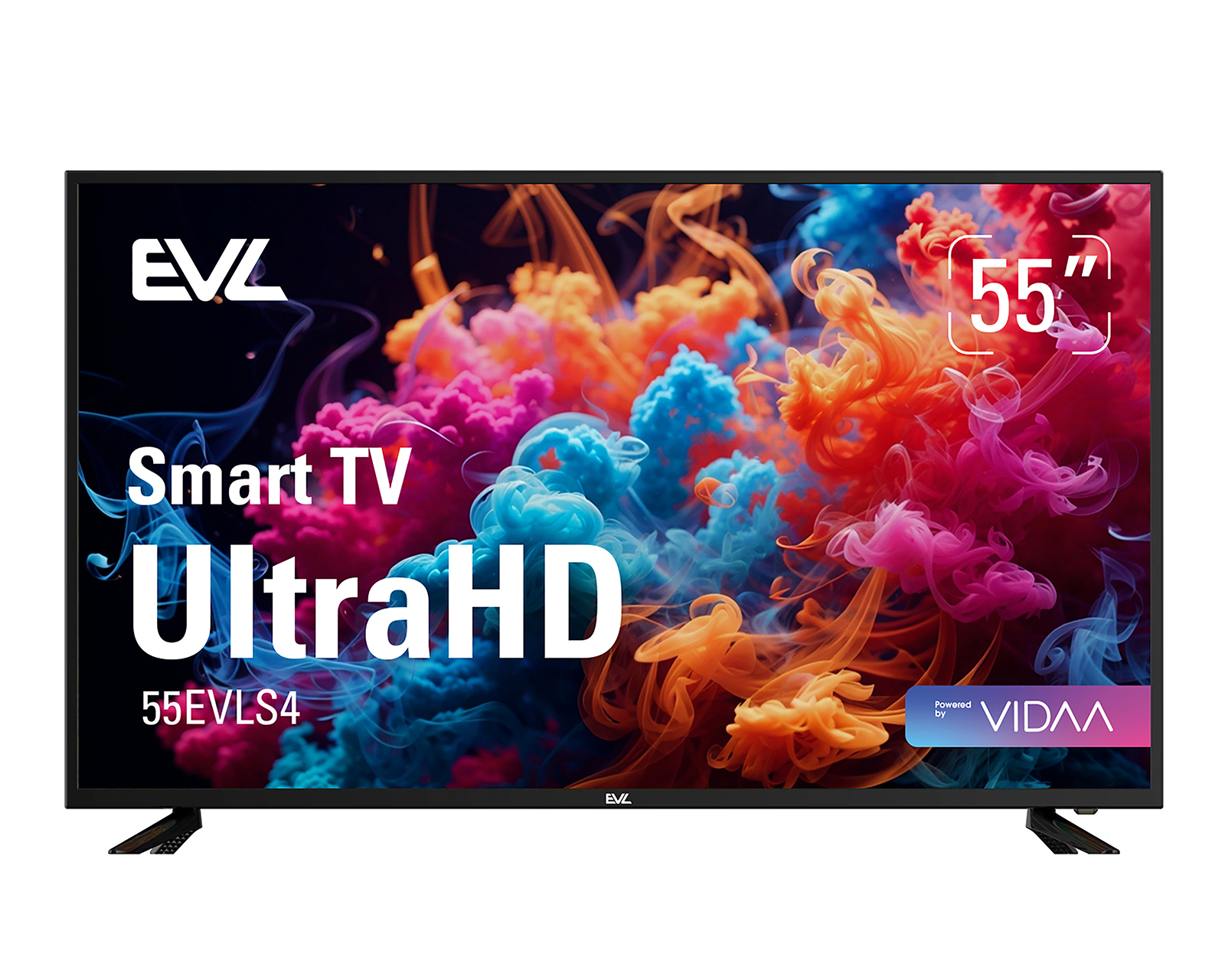 Pantalla Smart TV EVL LED 55 Pulgadas Ultra HD 4K 55EVLS4