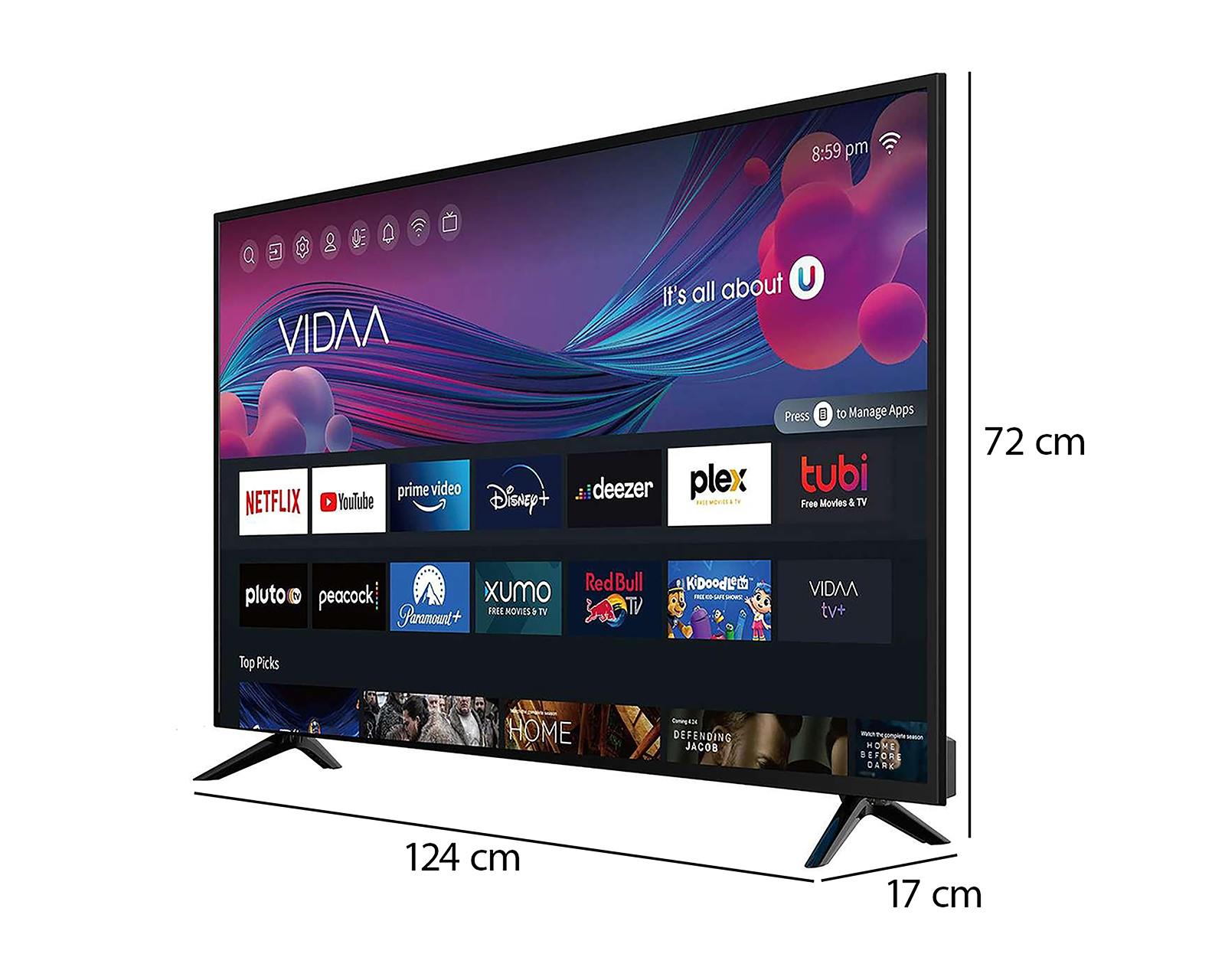 Foto 4 | Foto 4 | Pantalla Smart TV EVL LED 55 Pulgadas Ultra HD 4K 55EVLS4