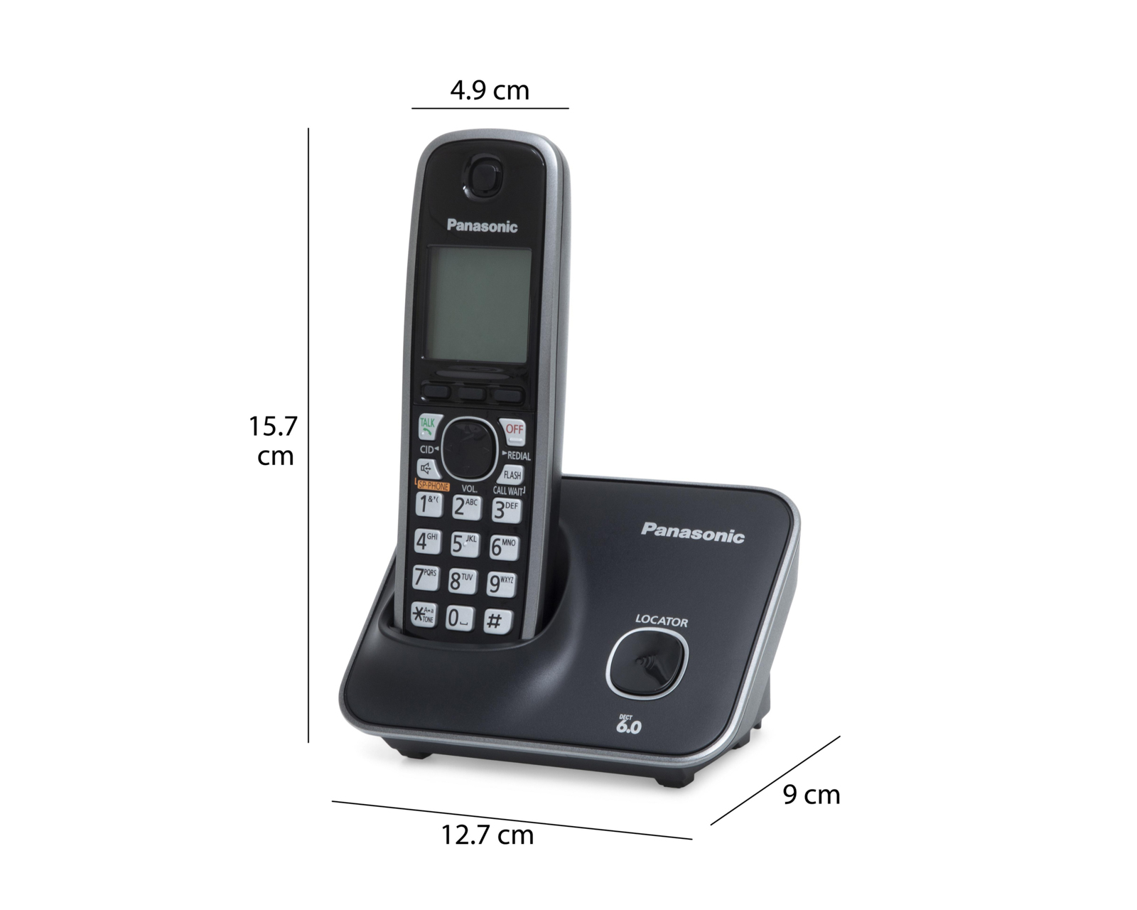 Foto 6 | Foto 6 | Teléfono inalámbrico Panasonic KX-TG4111MEB Negro