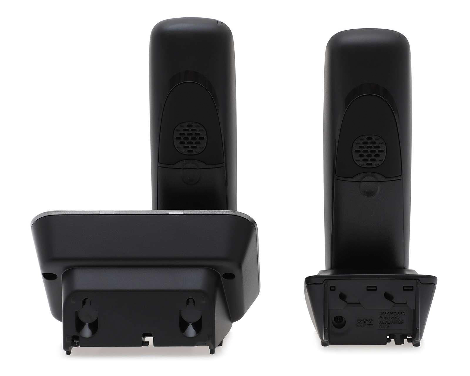 Foto 4 pulgar | Foto 3 | Teléfono Inalámbrico Panasonic KX-TG4112MEB Negro 2 Auriculares