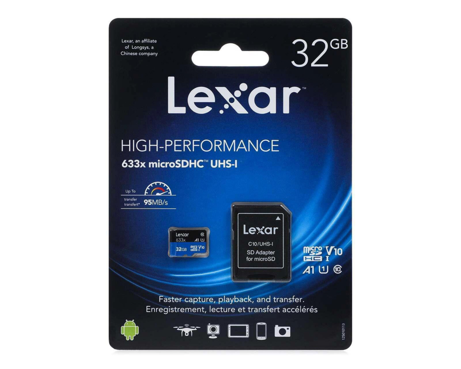 Memoria MicroSDHC Lexar 32 GB Clase 10