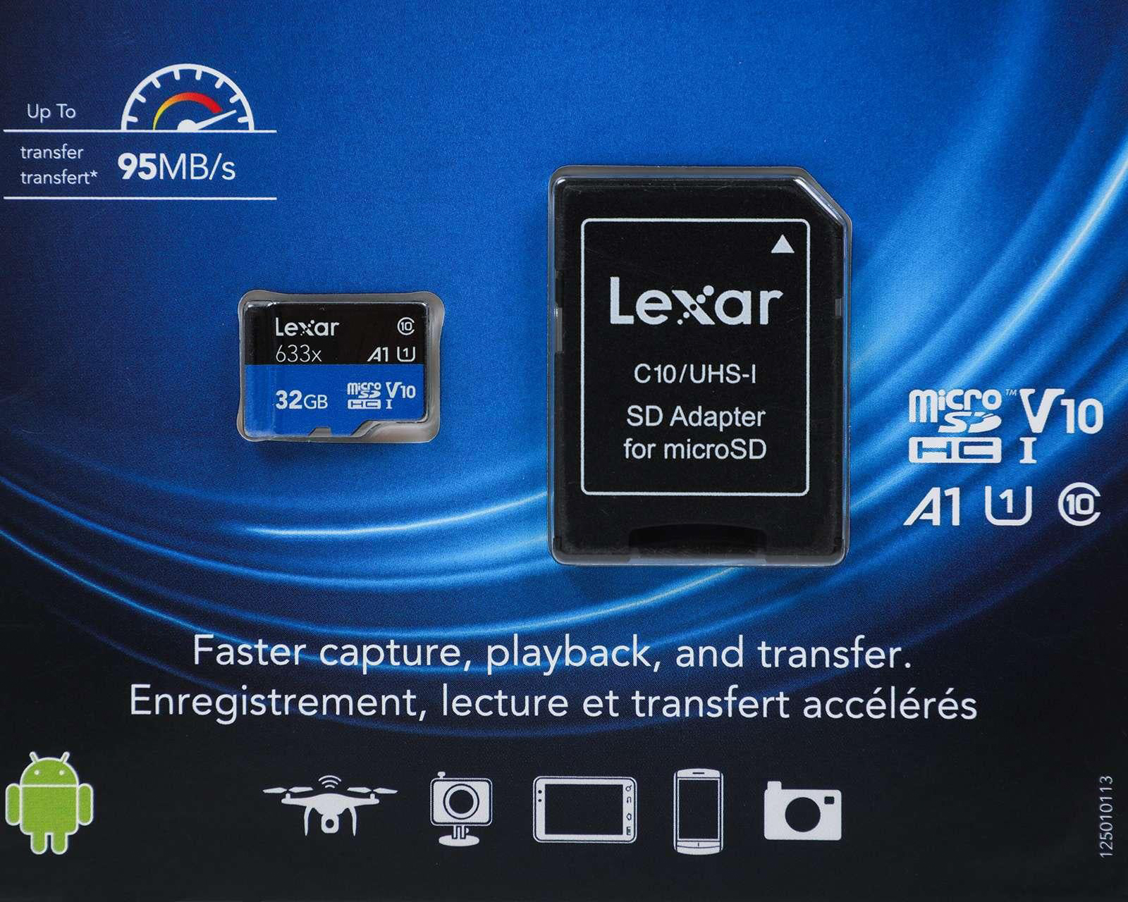 Foto 3 pulgar | Foto 2 | Memoria MicroSDHC Lexar 32 GB Clase 10