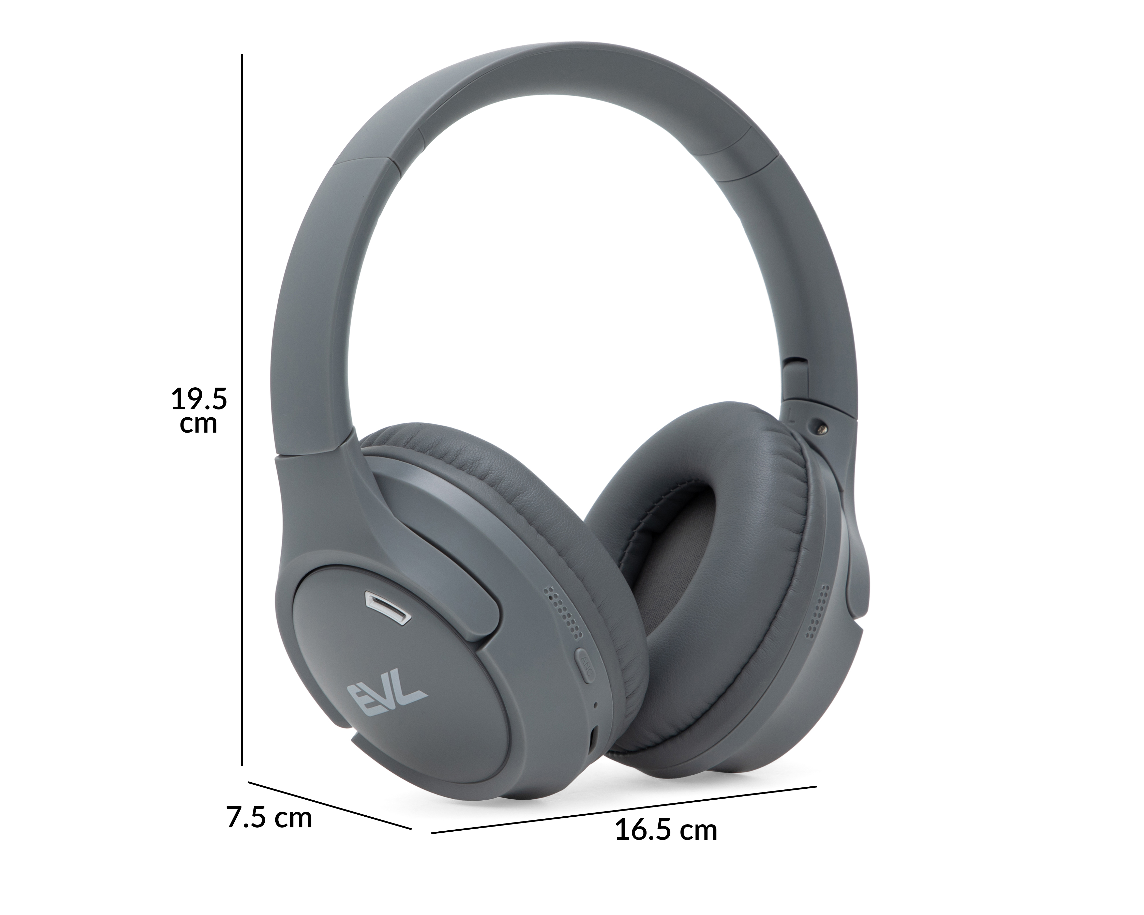 Foto 8 | Foto 8 | Audífonos de Diadema Inalámbricos EVL LUXDNC24 con Cancelación Activa de Ruido