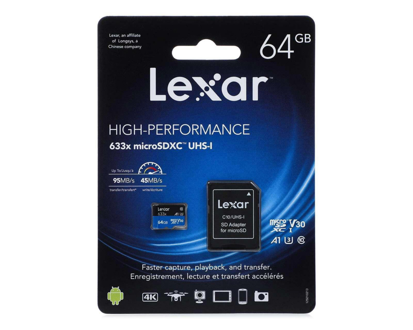Foto 1 | Foto 1 | Memoria MicroSD Lexar 64 GB Clase 10