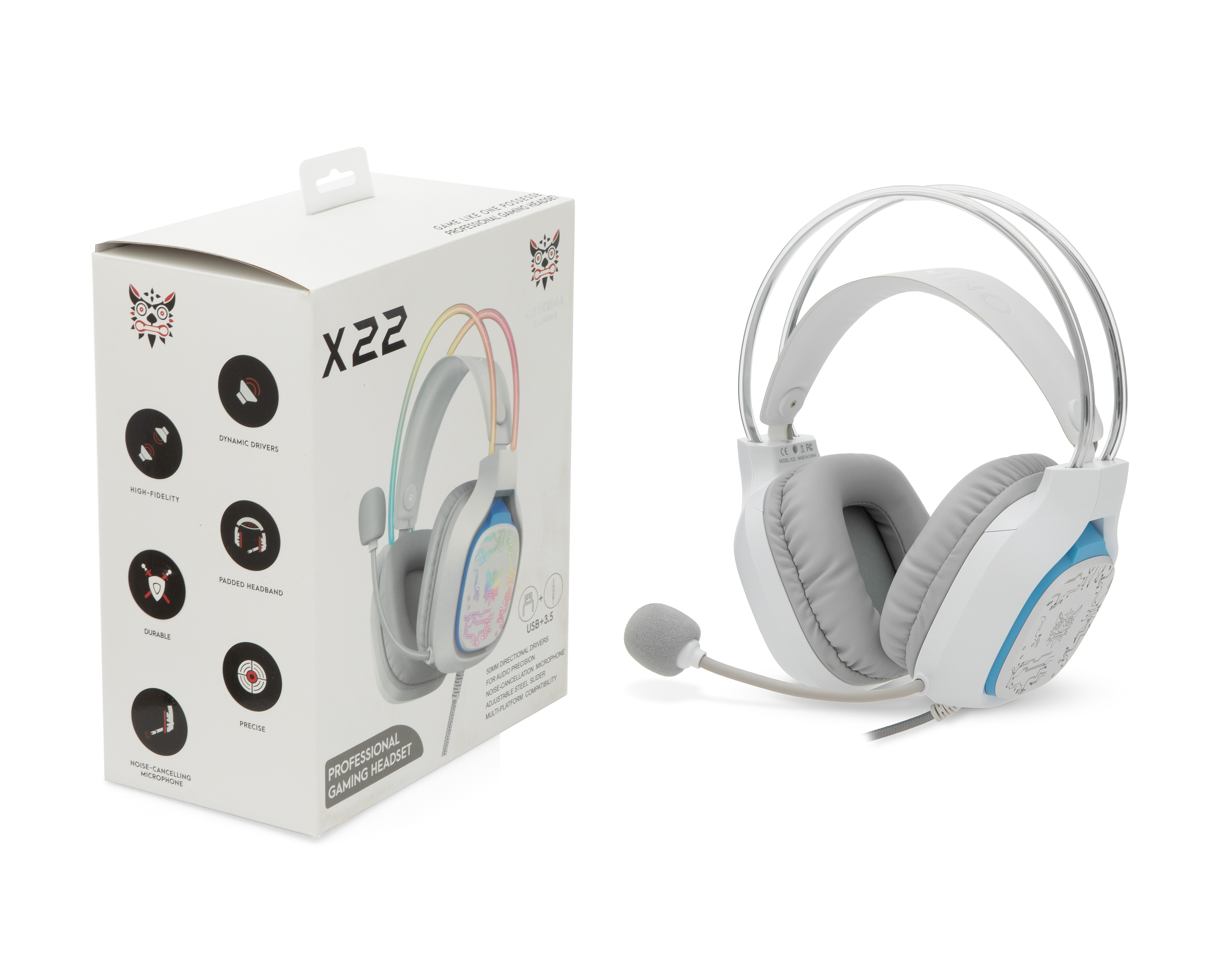 Foto 4 | Foto 4 | Audífonos Gamer Onikuma X22 con Micrófono