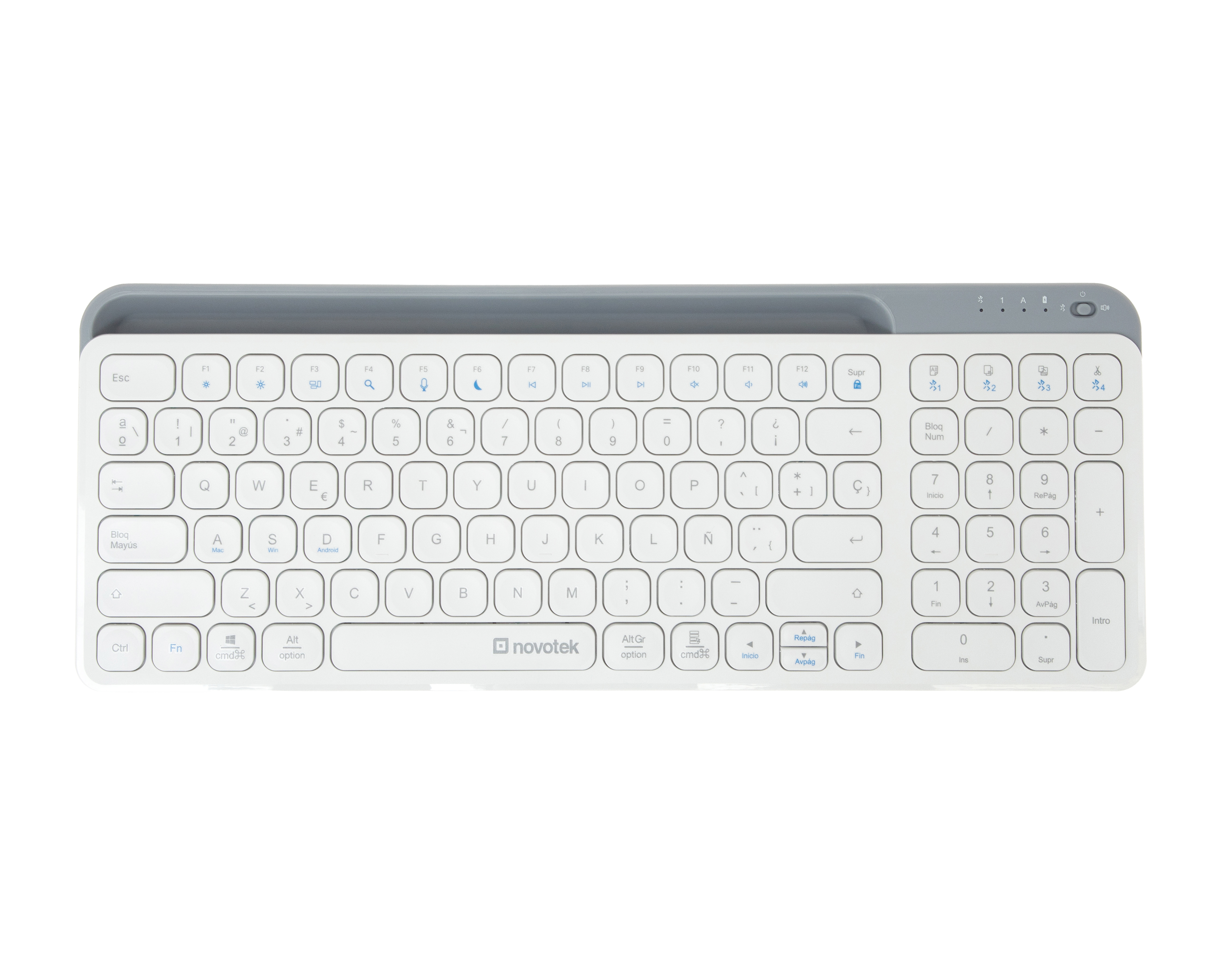 Foto 4 pulgar | Foto 3 | Teclado Inalámbrico Bluetooth Novotek TI-150
