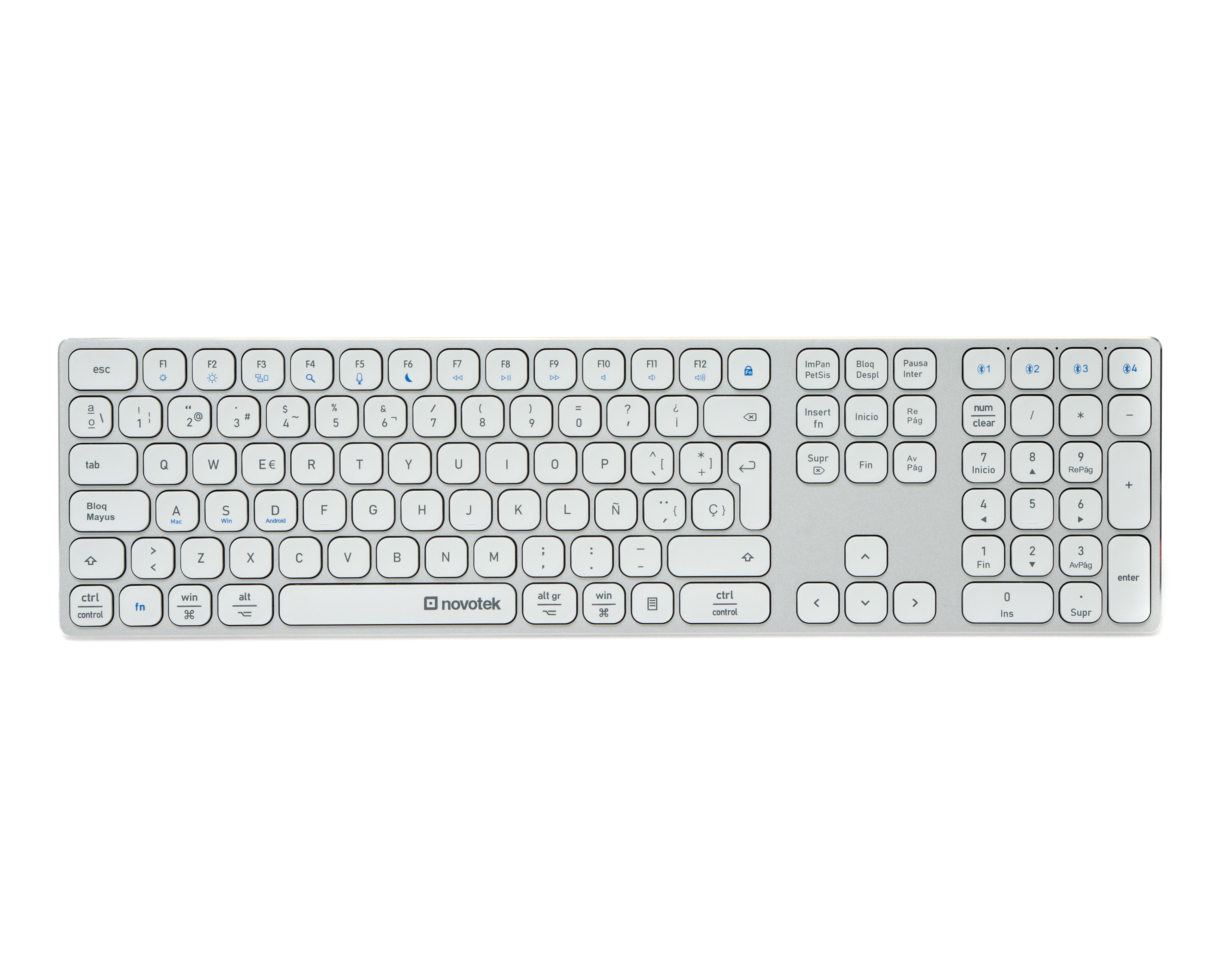 Foto 3 pulgar | Foto 2 | Teclado Inalámbrico Novotek TI-160