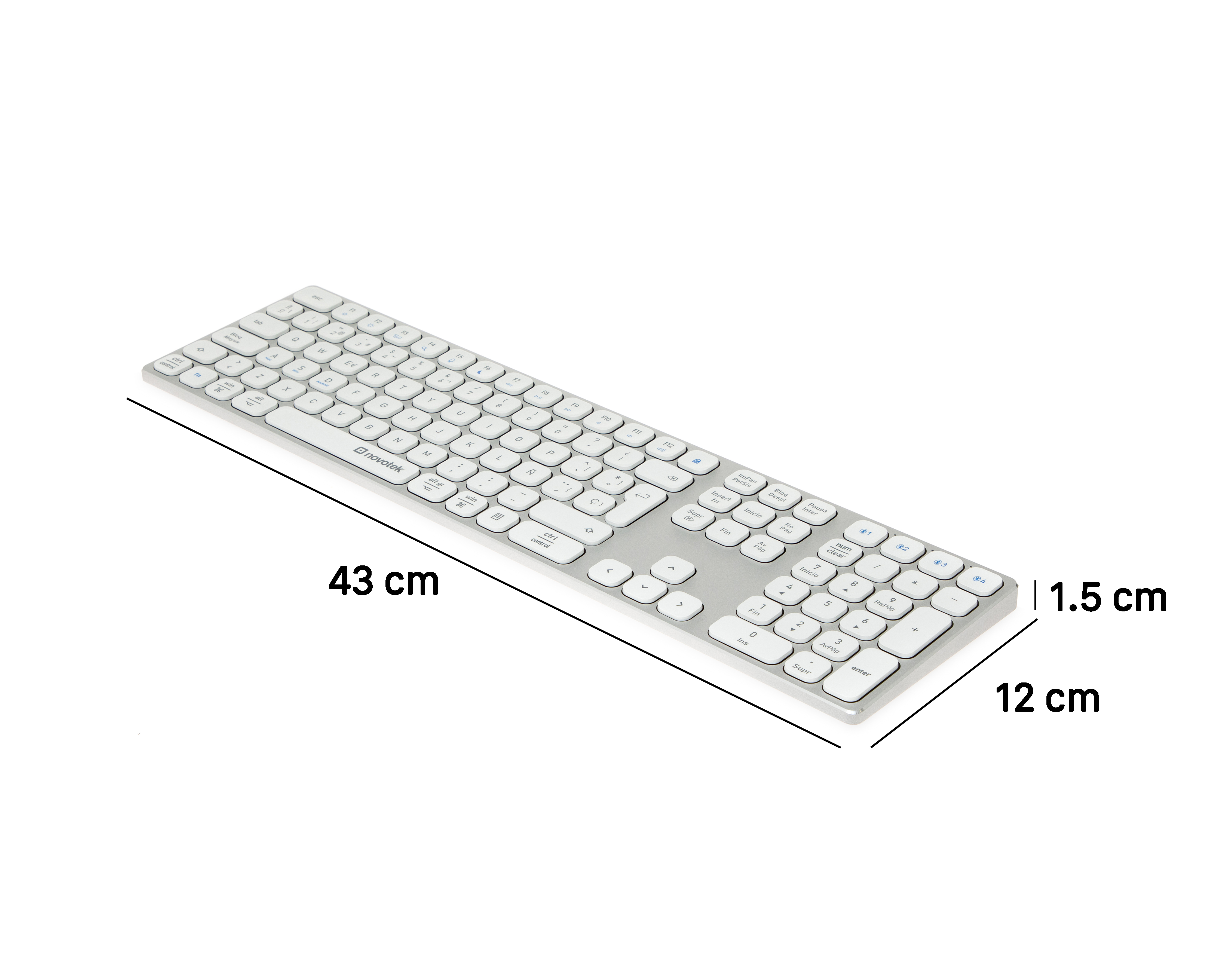 Foto 6 pulgar | Foto 5 | Teclado Inalámbrico Novotek TI-160