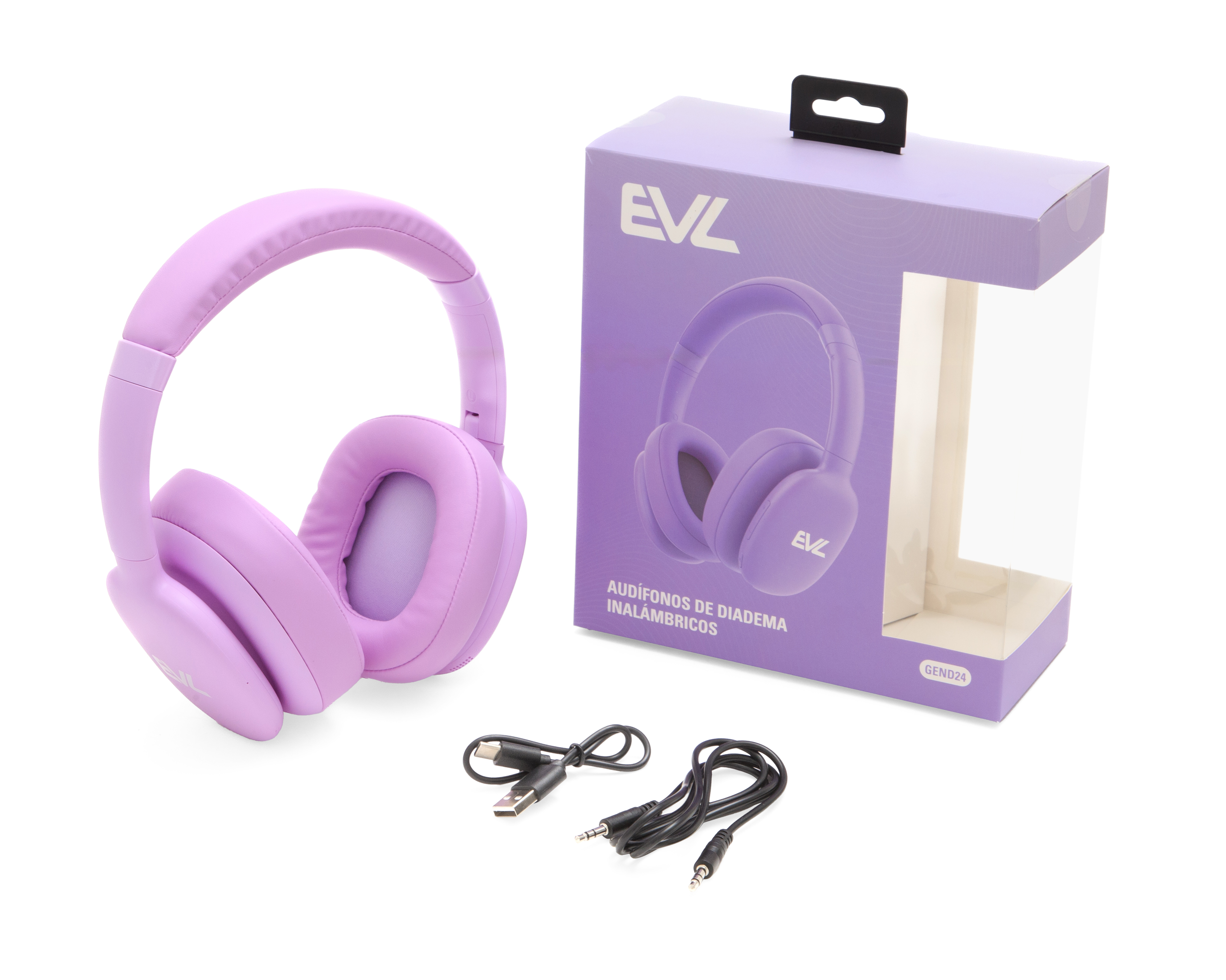 Foto 4 | Foto 4 | Audífonos de Diadema Inalámbricos EVL GEND24 con Manos Libres