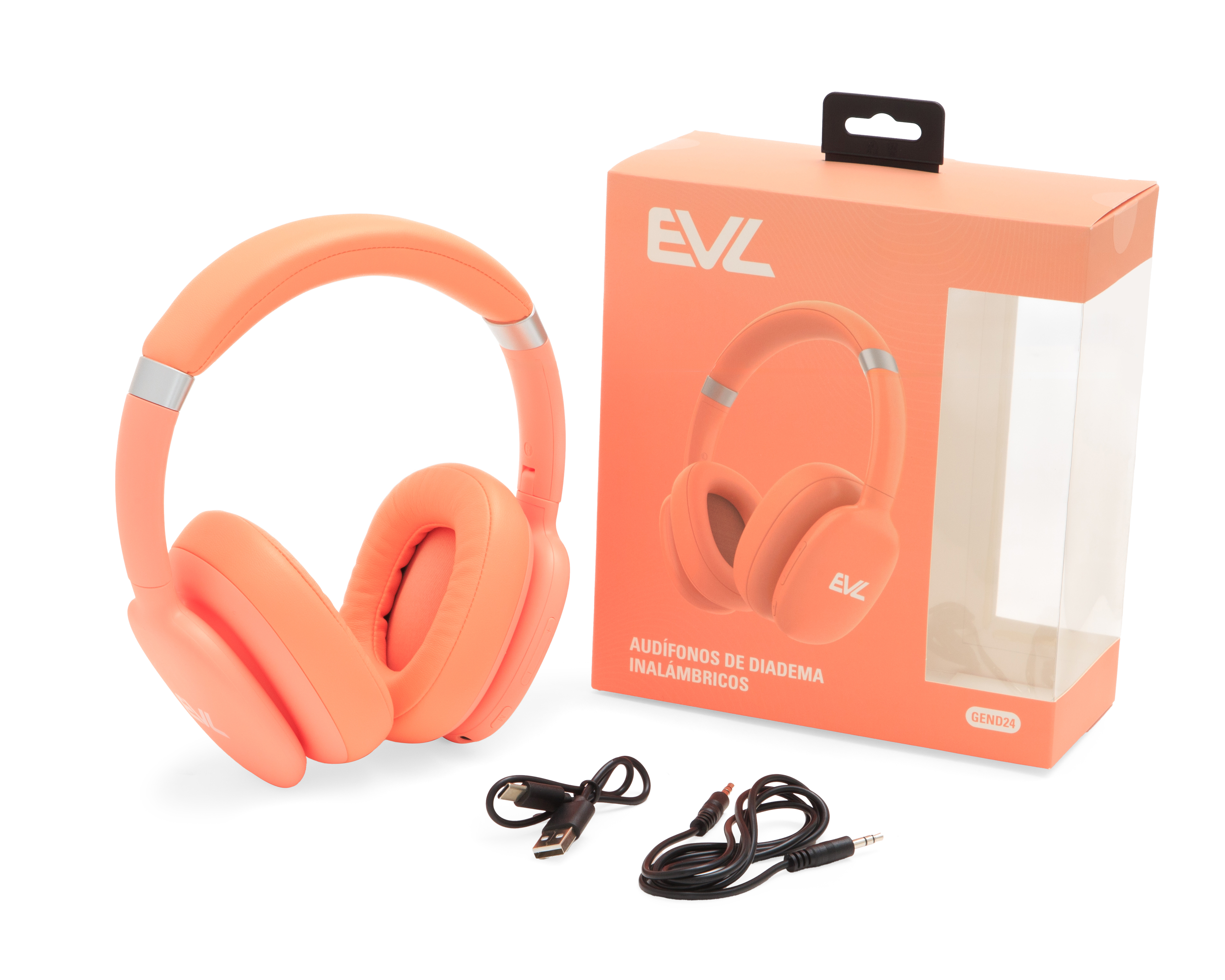 Foto 5 pulgar | Foto 4 | Audífonos de Diadema Inalámbricos EVL GEND 24 Bluetooth