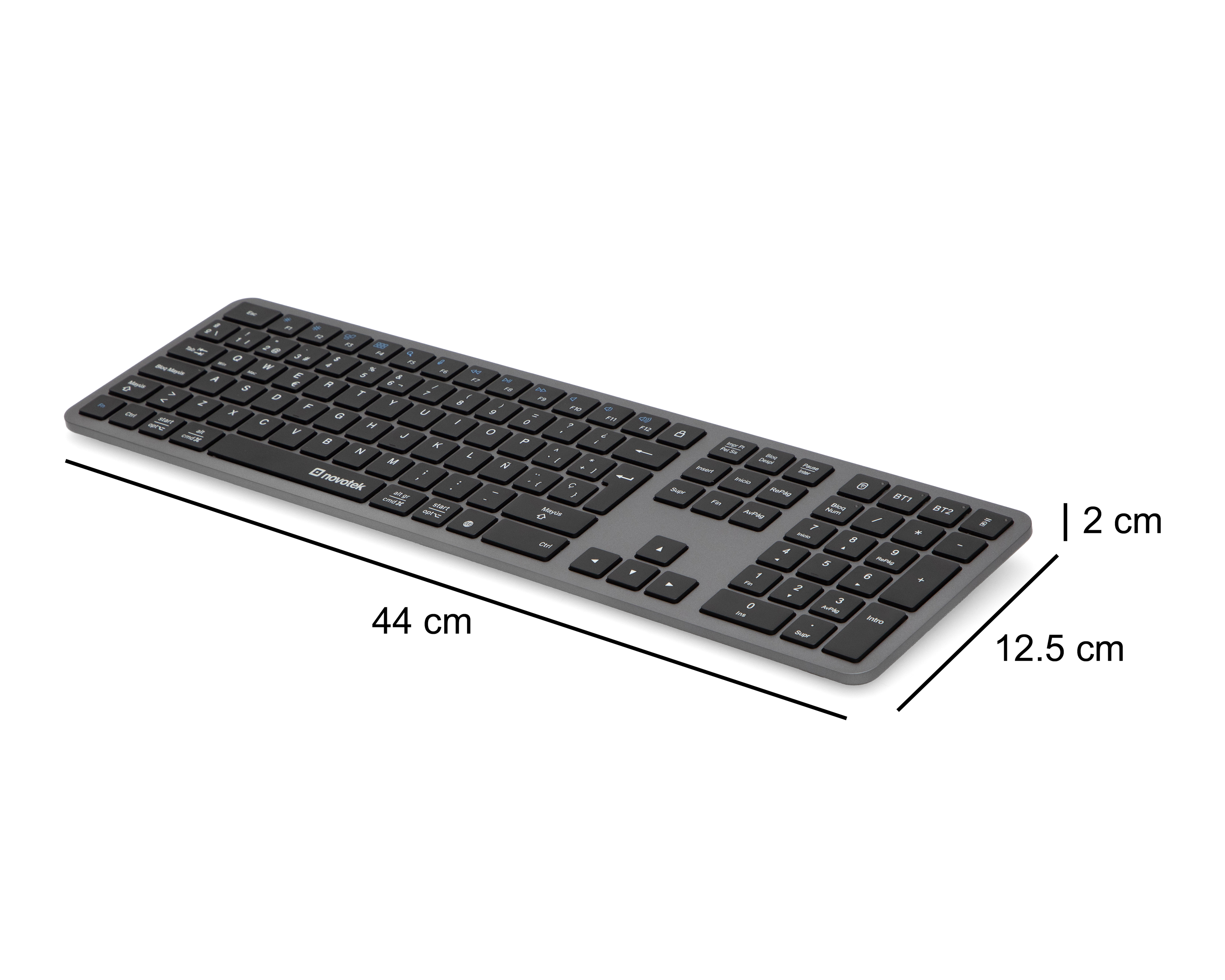 Foto 5 | Foto 5 | Teclado Inalámbrico Bluetooth Novotek TI-170