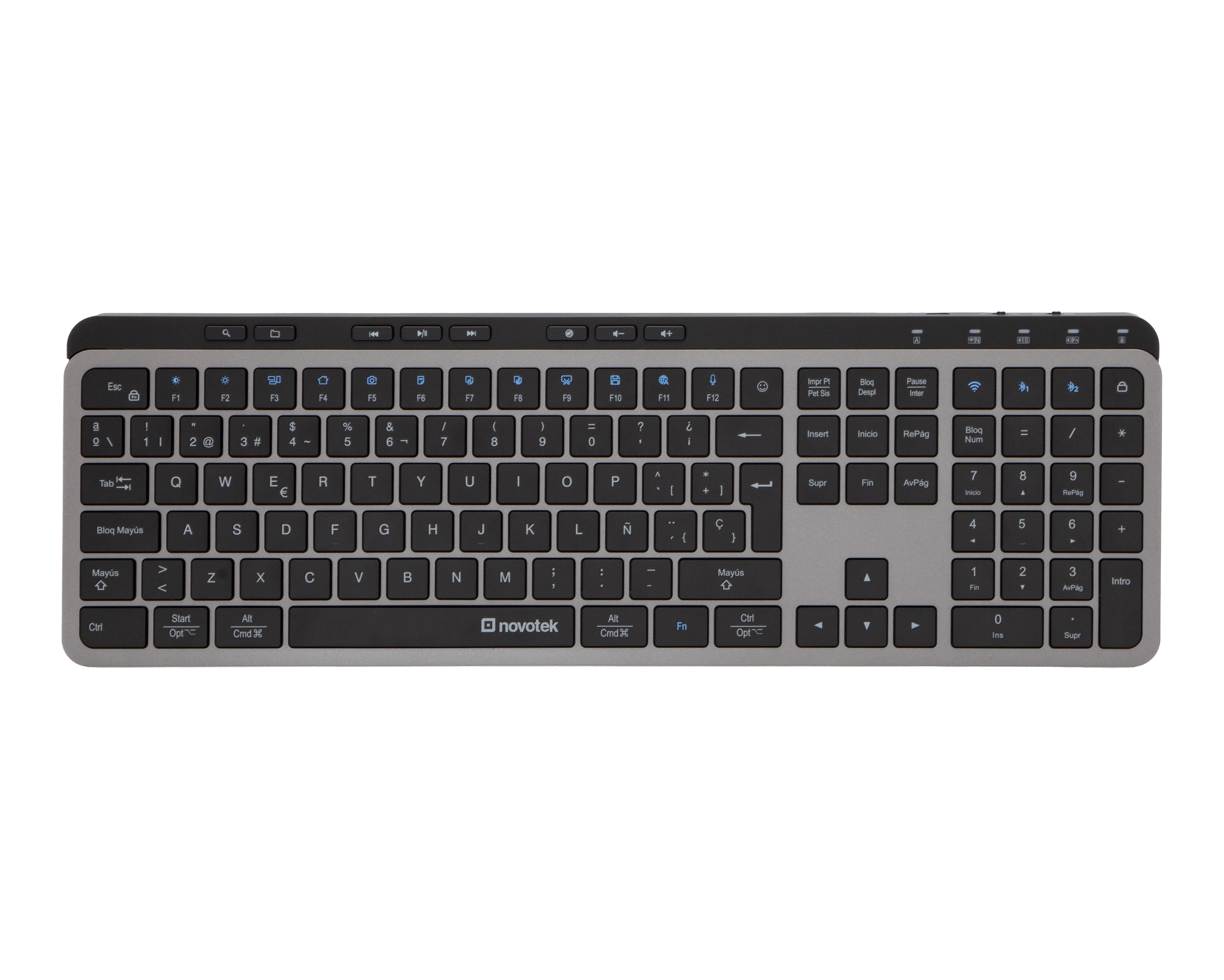 Foto 3 pulgar | Foto 2 | Teclado Inalámbrico Bluetooth Novotek TI-180