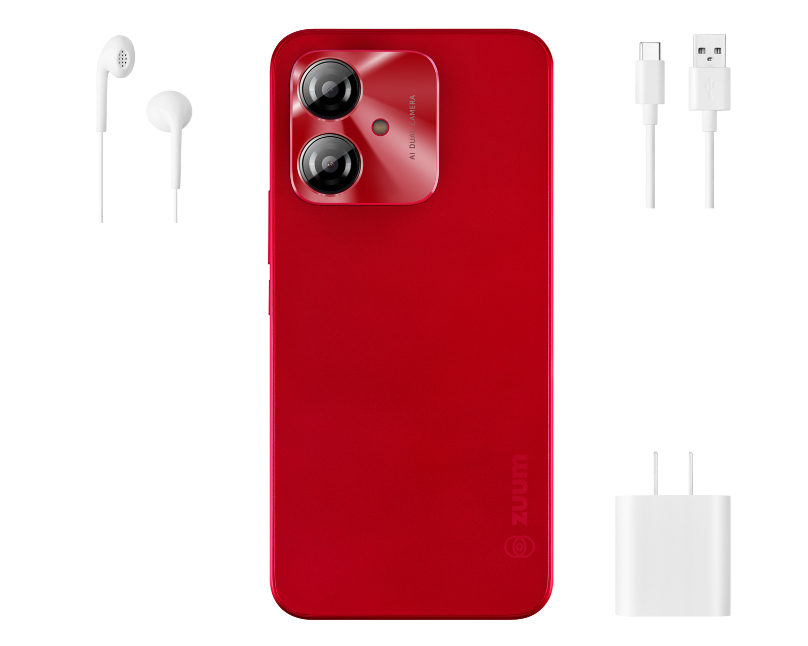 Foto 8 | Foto 8 | Celular Zuum Magno P4 Liberado 64 GB Rojo