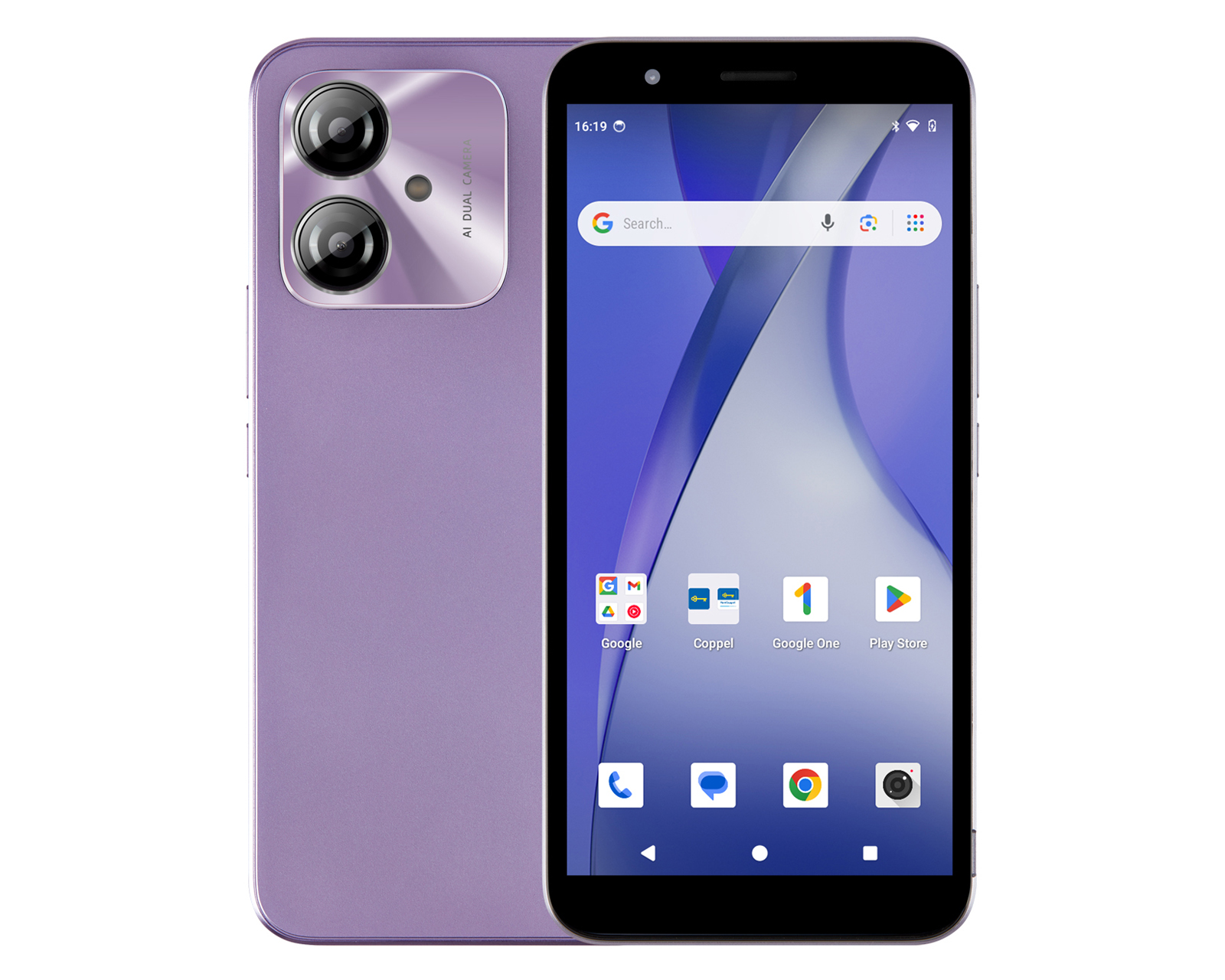 Foto 2 pulgar | Foto 1 | Celular Zuum Magno P4 Liberado 64 GB Morado