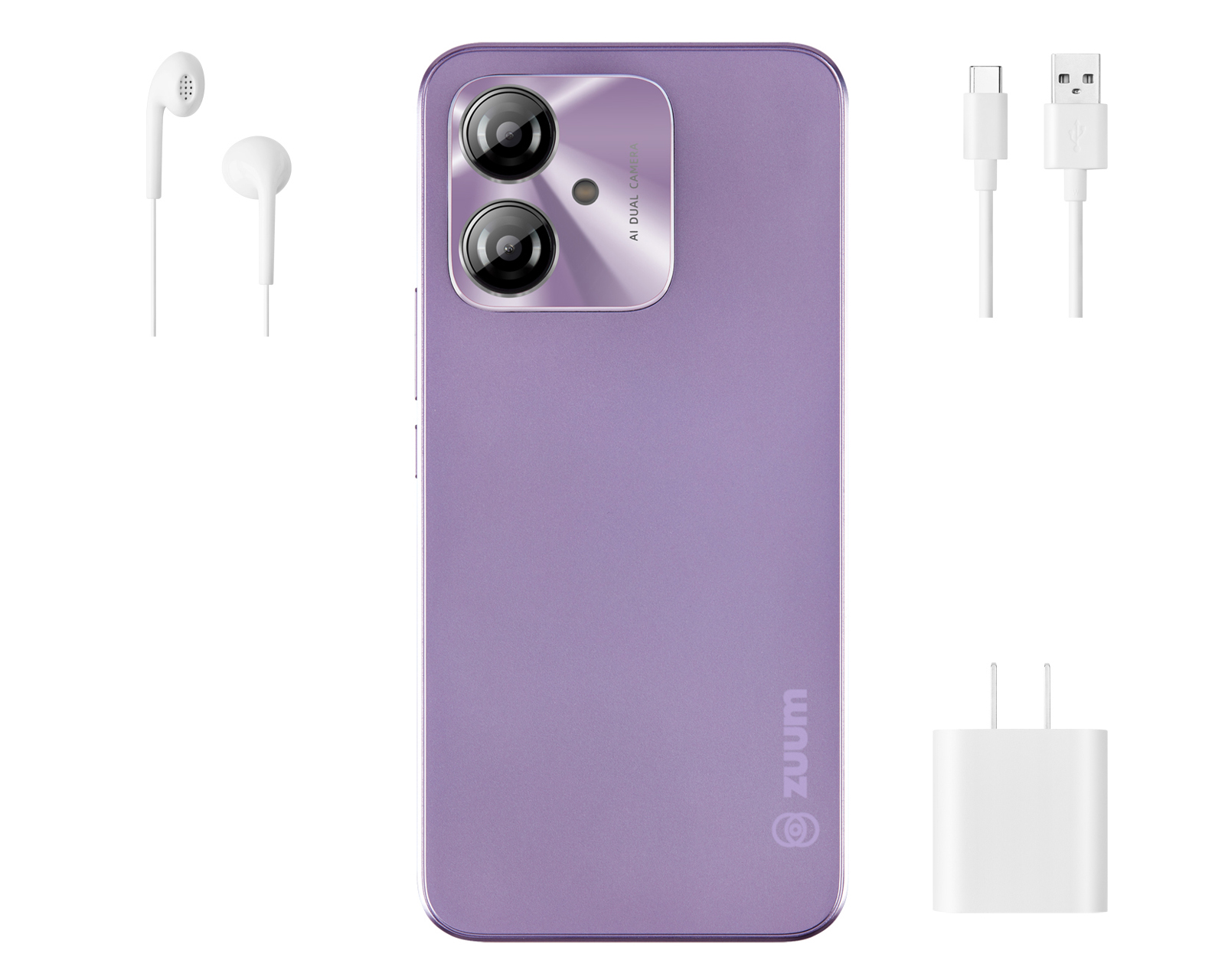 Foto 9 pulgar | Foto 8 | Celular Zuum Magno P4 Liberado 64 GB Morado