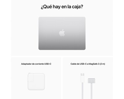 Foto 10 | Foto 10 | MacBook Air M2 de 13 Pulgadas 16 GB RAM 256 GB SSD 10 GPU Plateado