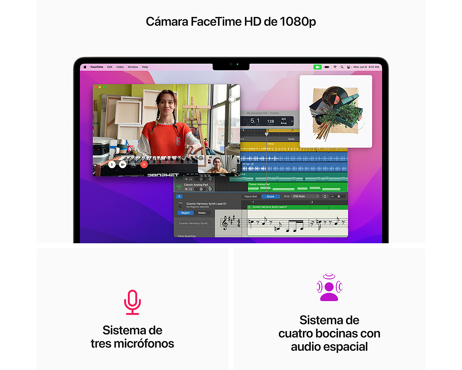 Foto 6 | Foto 6 | MacBook Air M2 de 13 Pulgadas 16 GB RAM 256 GB SSD 10 GPU Plateado
