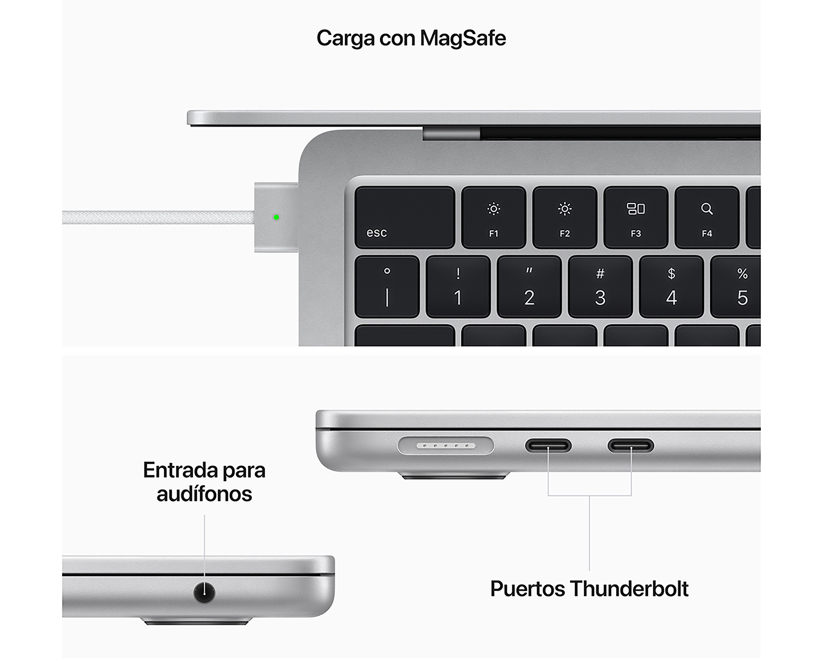 Foto 8 pulgar | Foto 7 | MacBook Air M2 de 13 Pulgadas 16 GB RAM 256 GB SSD 10 GPU Plateado