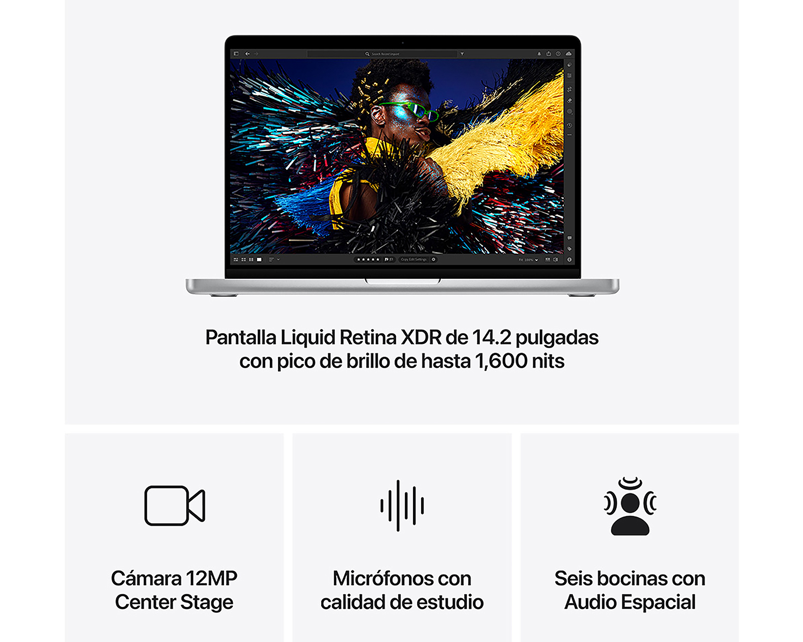 Foto 7 pulgar | Foto 6 | MacBook Pro M4 de 14 Pulgadas 16 GB RAM 512 GB SSD 10 GPU Plateado