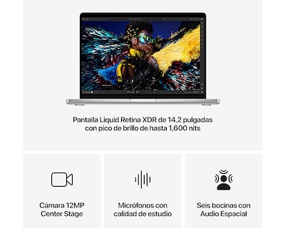 Foto 6 | Foto 6 | MacBook Pro M4 de 14 Pulgadas 16 GB RAM 512 GB SSD 10 GPU Plateado