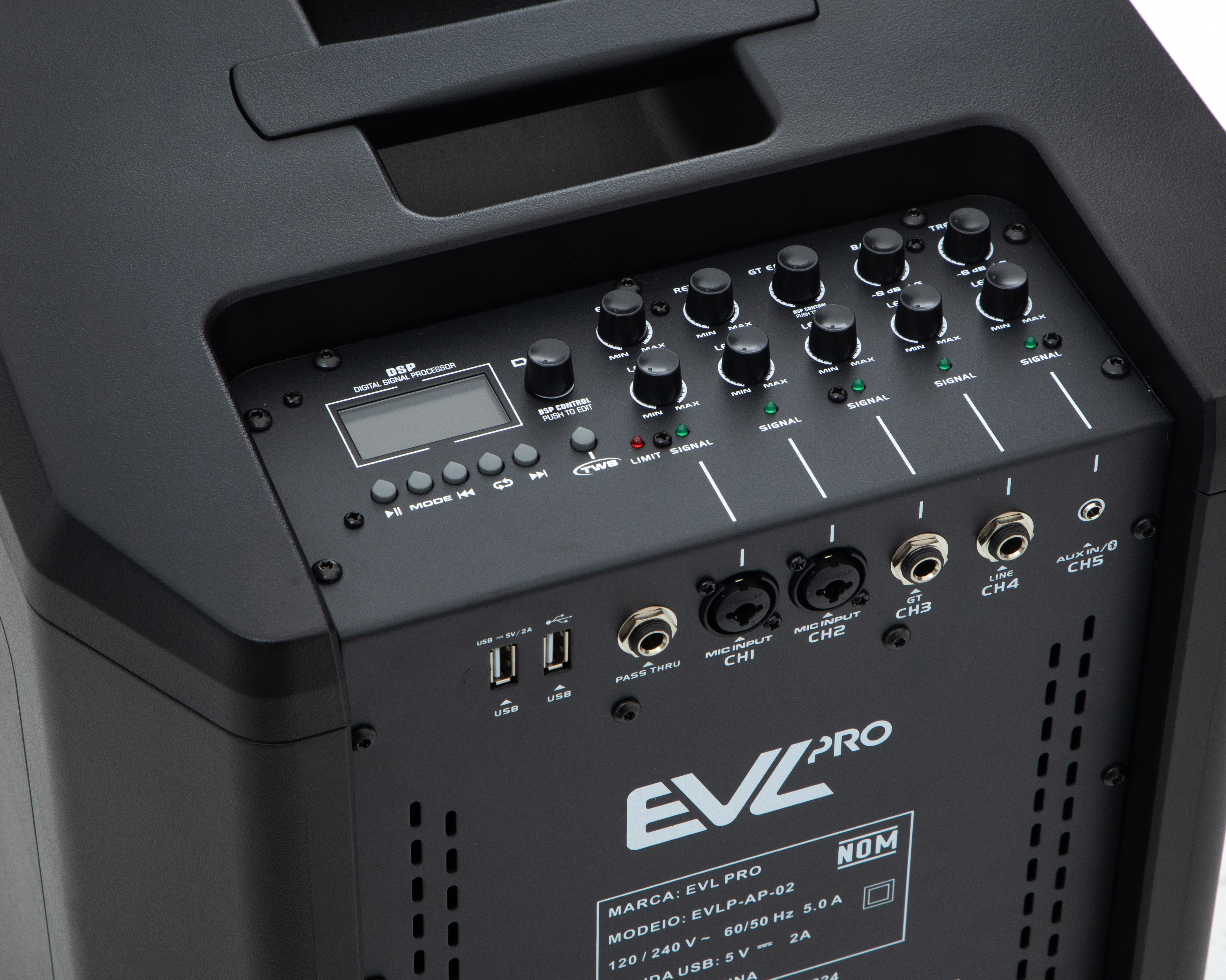 Foto 6 pulgar | Foto 5 | Bocina Profesional en Columna Bluetooth EVL PRO EVLP-AP-02 700W