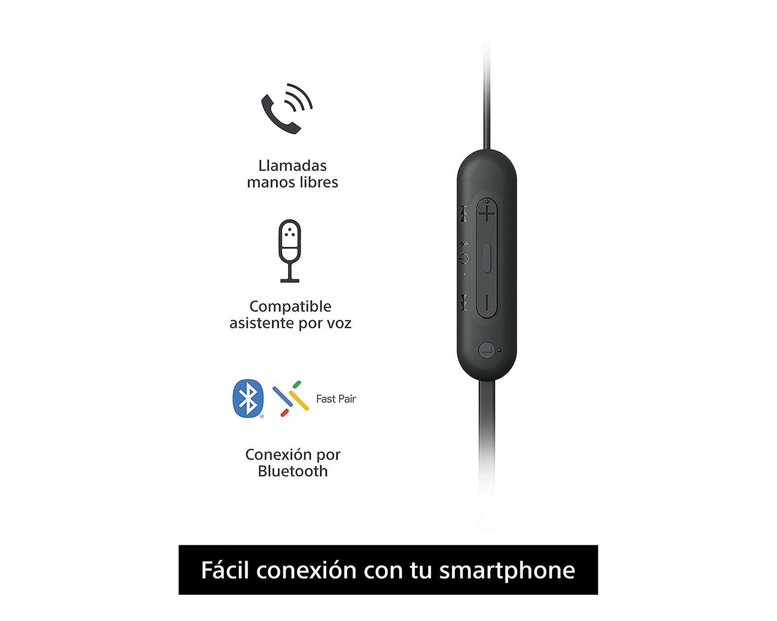 Foto 3 pulgar | Foto 2 | Audífonos In-Ear Sony con Bluetooth WI-C100