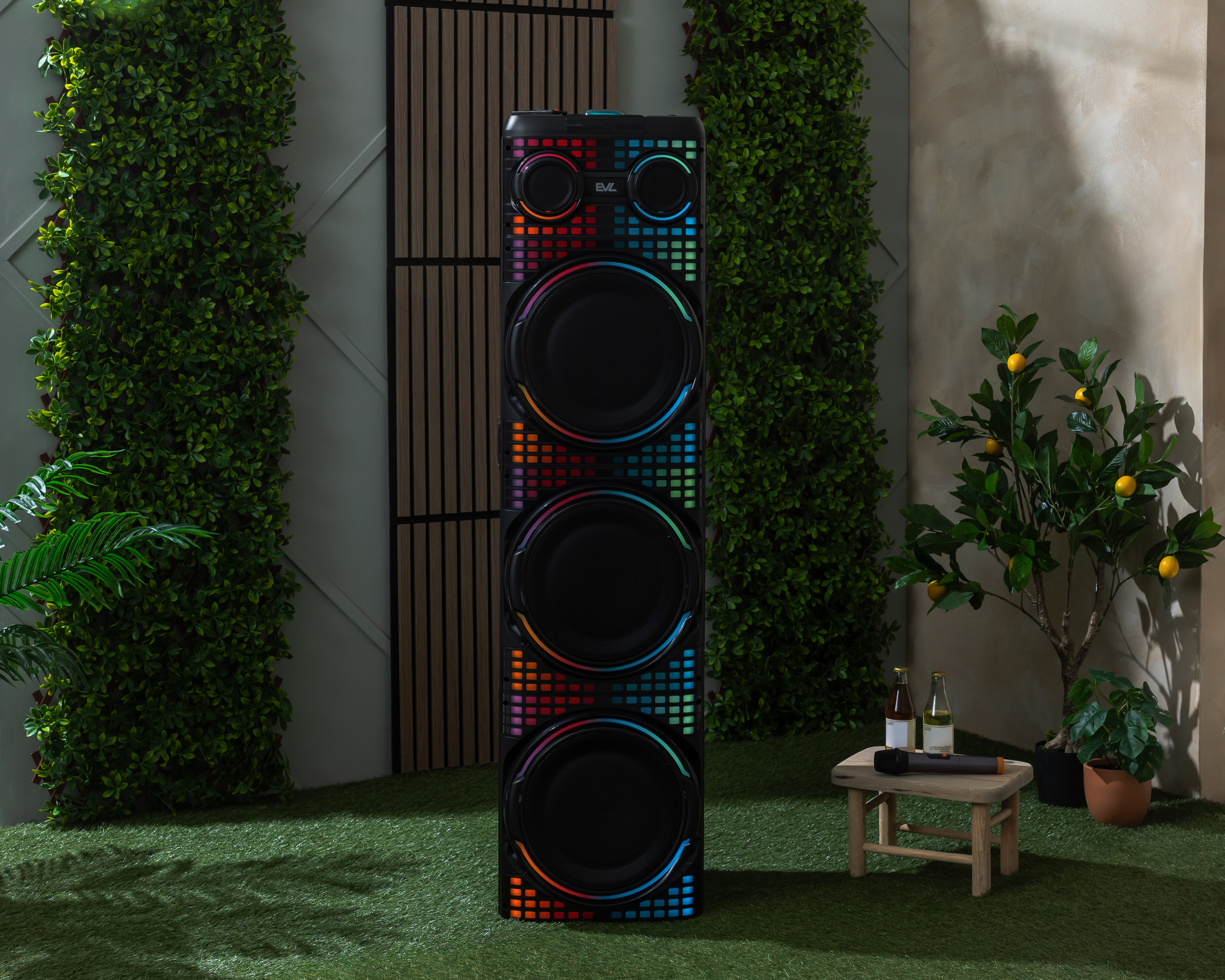 Foto 9 | Foto 9 | Bocina Bluetooth EVL EVL-AV-003 60 W con Luces