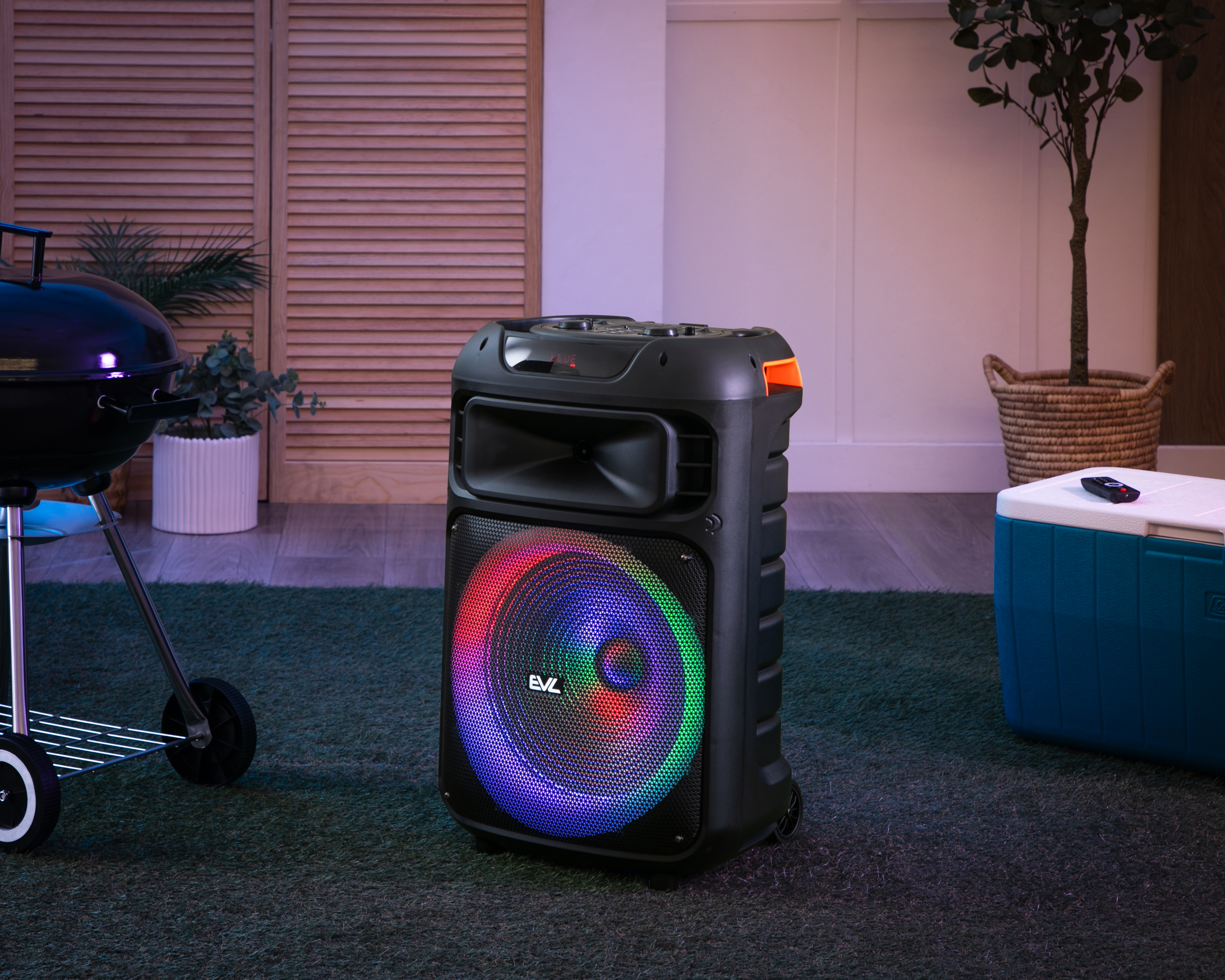 Foto 8 pulgar | Foto 7 | Bocina Bluetooth EVL EVL-BF15-01 40 W con Luces