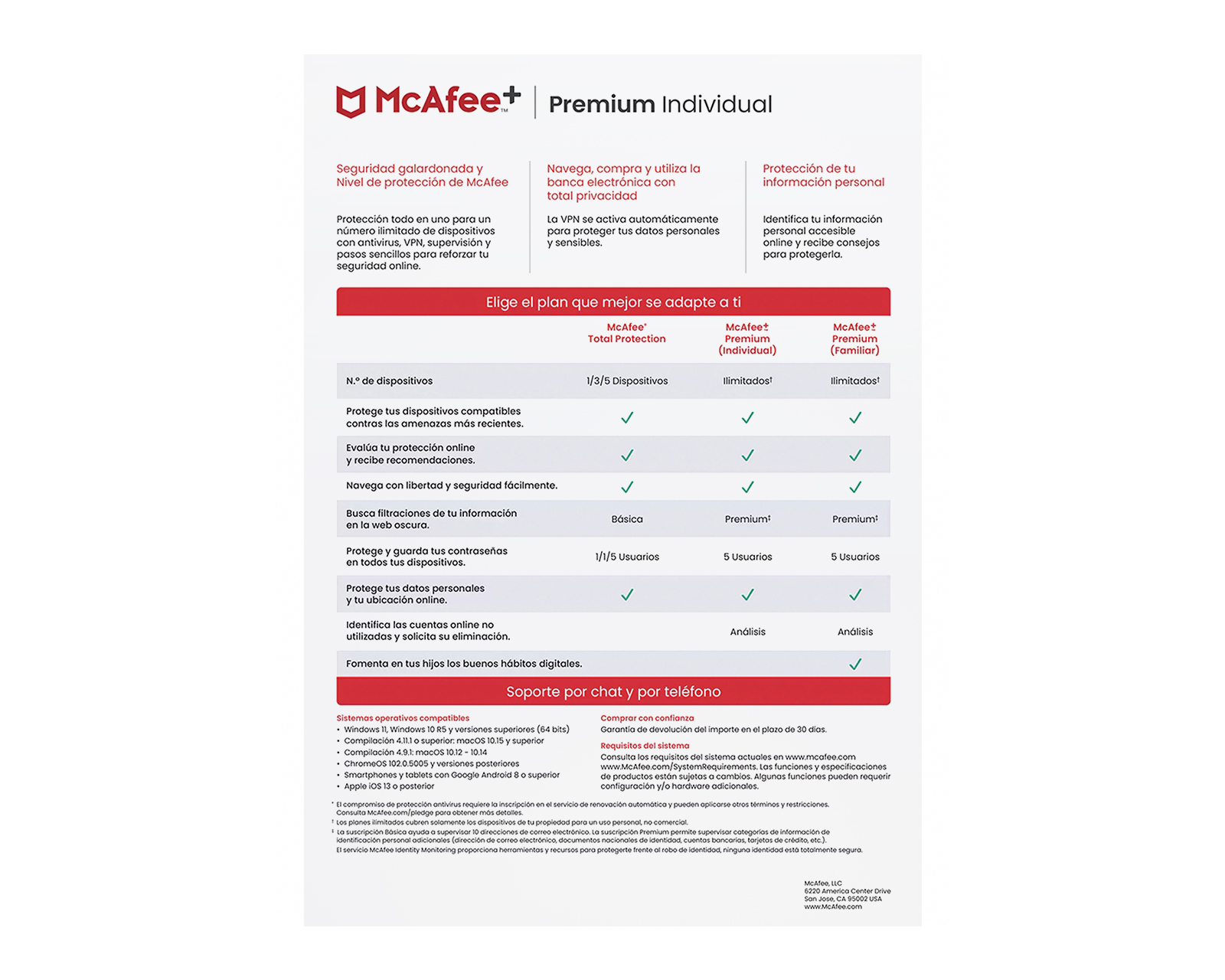 Foto 4 pulgar | Foto 3 | Antivirus McAfee Plus Premium Dispositivos Ilimitados Suscripción de 1 Año