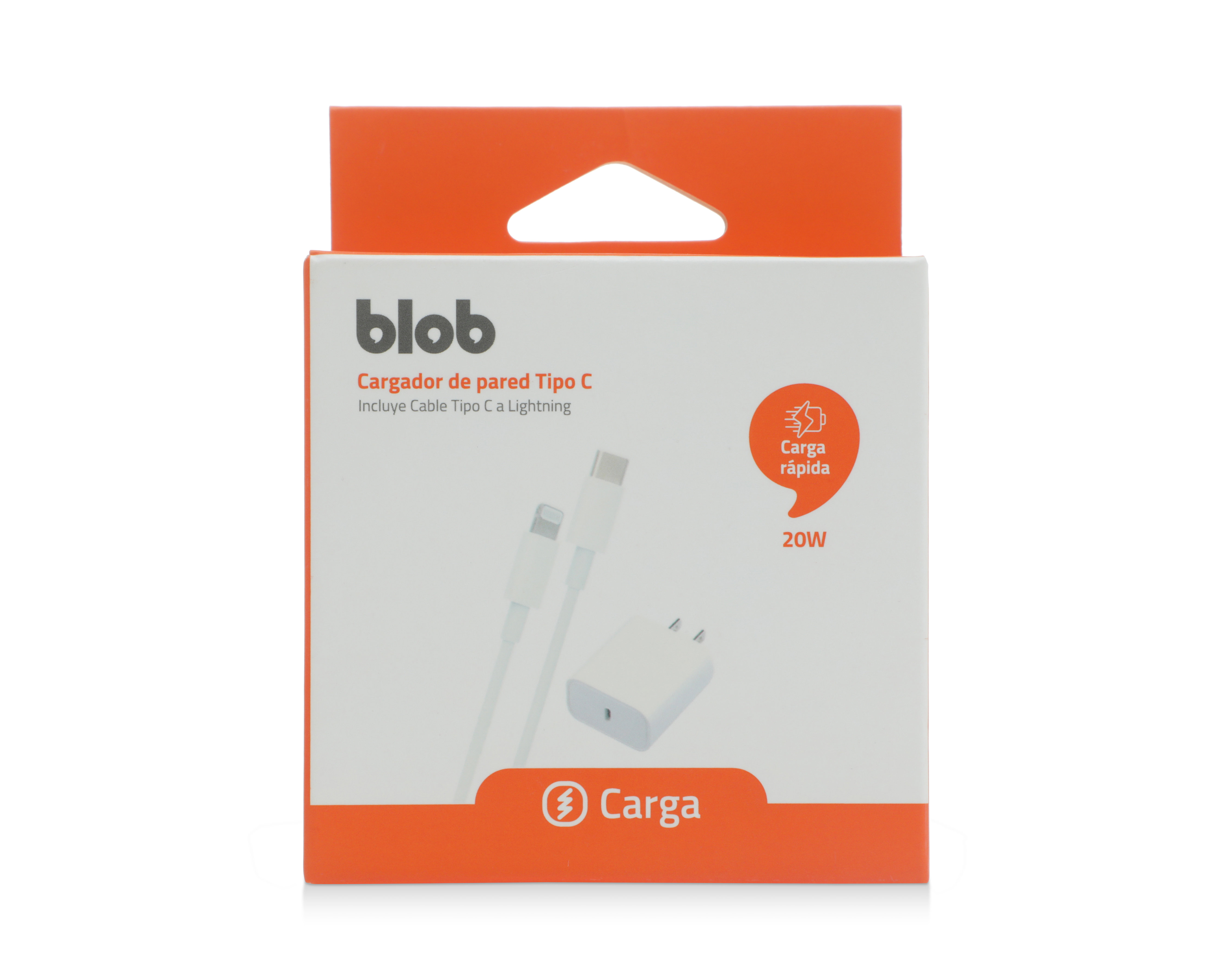 Foto 5 pulgar | Foto 4 | Cargador Blob USB-C a Lightning de 20 W