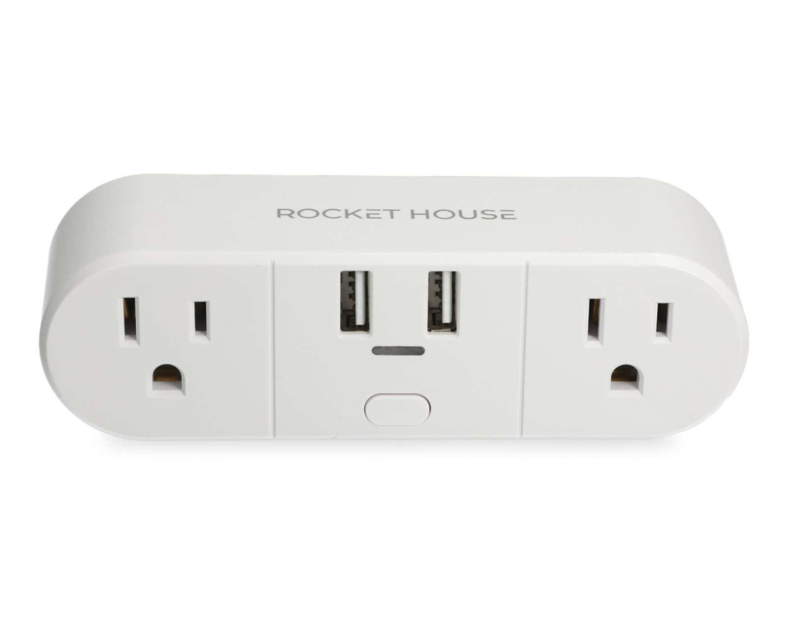Foto 3 | Foto 3 | Contacto Inteligente Rocket House 2 Tomas de Corriente Blanco