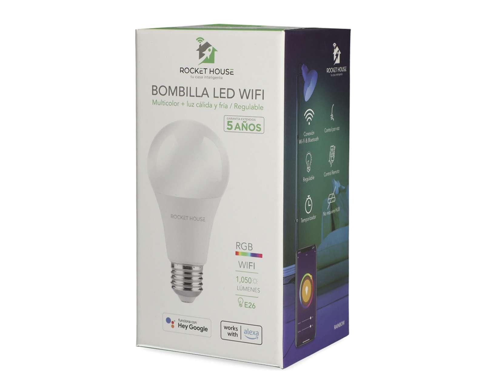 Foto 4 pulgar | Foto 3 | Foco Inteligente Led Rocket House RAINBOW