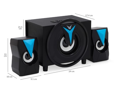 Foto 6 | Foto 6 | Subwoofer y Bocinas Gamecraft Tritium 2.1 Canales