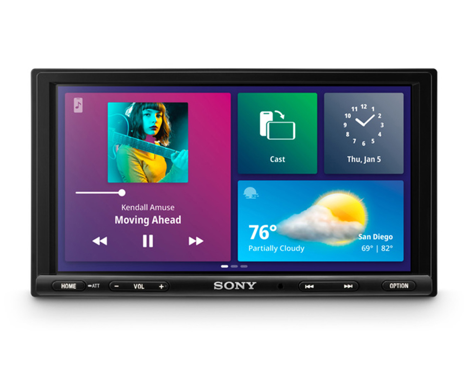 Foto 3 | Foto 3 | Autoestéreo Sony XAV-1600 Bluetooth de 6.75 Pulgadas