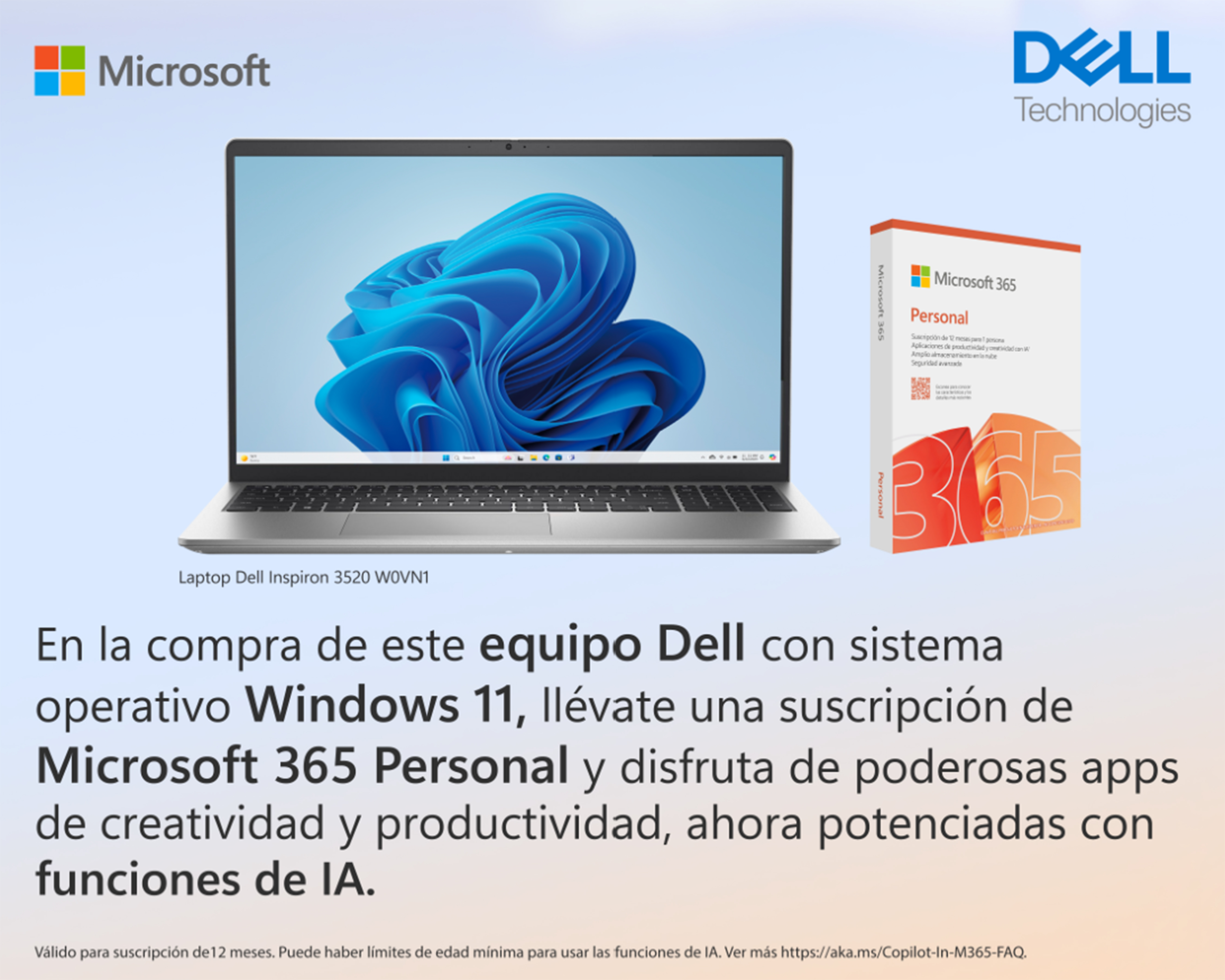 Foto 2 | Foto 2 | Laptop Dell Inspiron 3520 15.6 Pulgadas Windows 11 Intel Core i7 16 GB 512 GB SSD Plateado + Microsoft 365 por 1 año