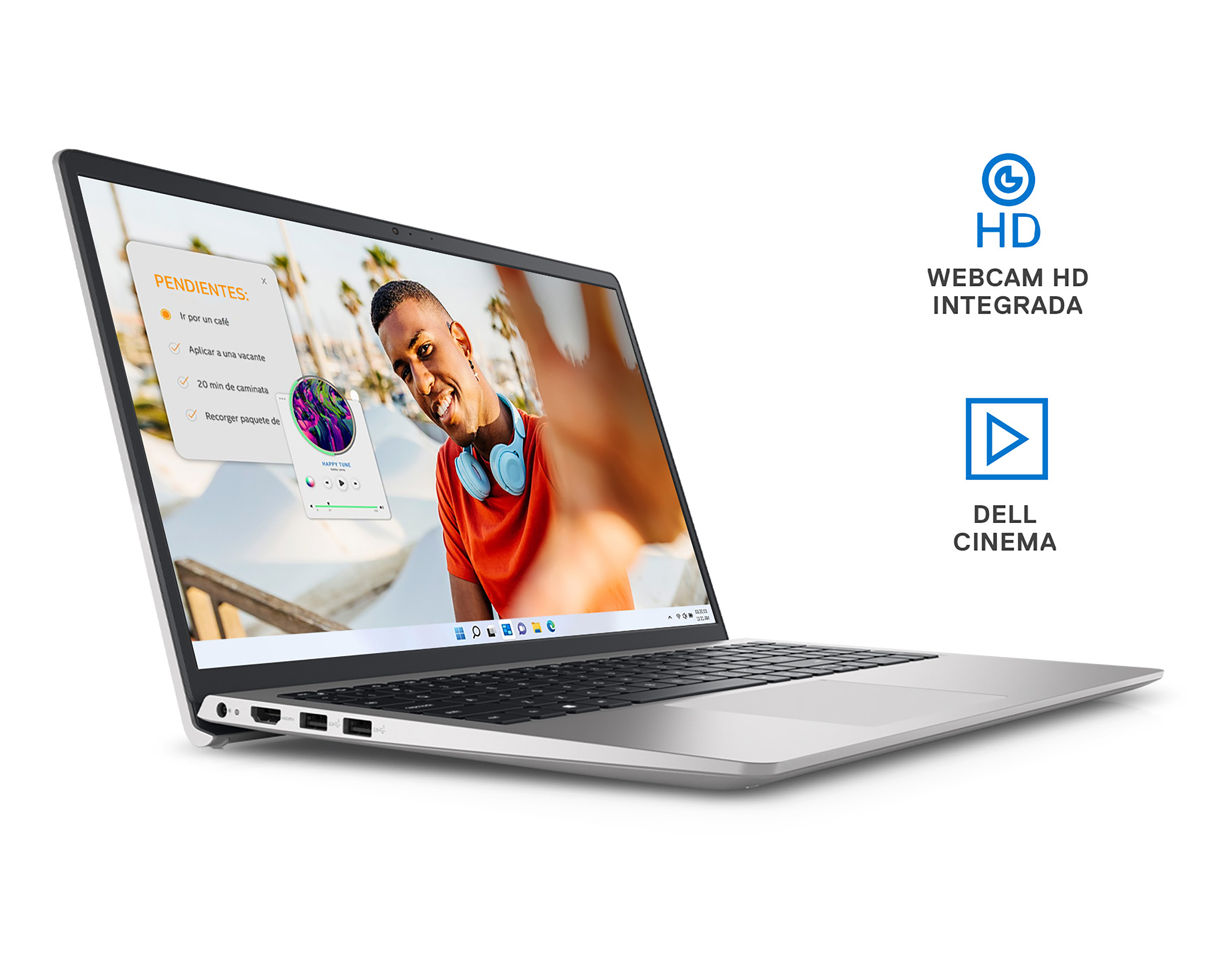 Foto 6 pulgar | Foto 5 | Laptop Dell Inspiron 3520 15.6 Pulgadas Windows 11 Intel Core i7 16 GB 512 GB SSD Plateado + Microsoft 365 por 1 año