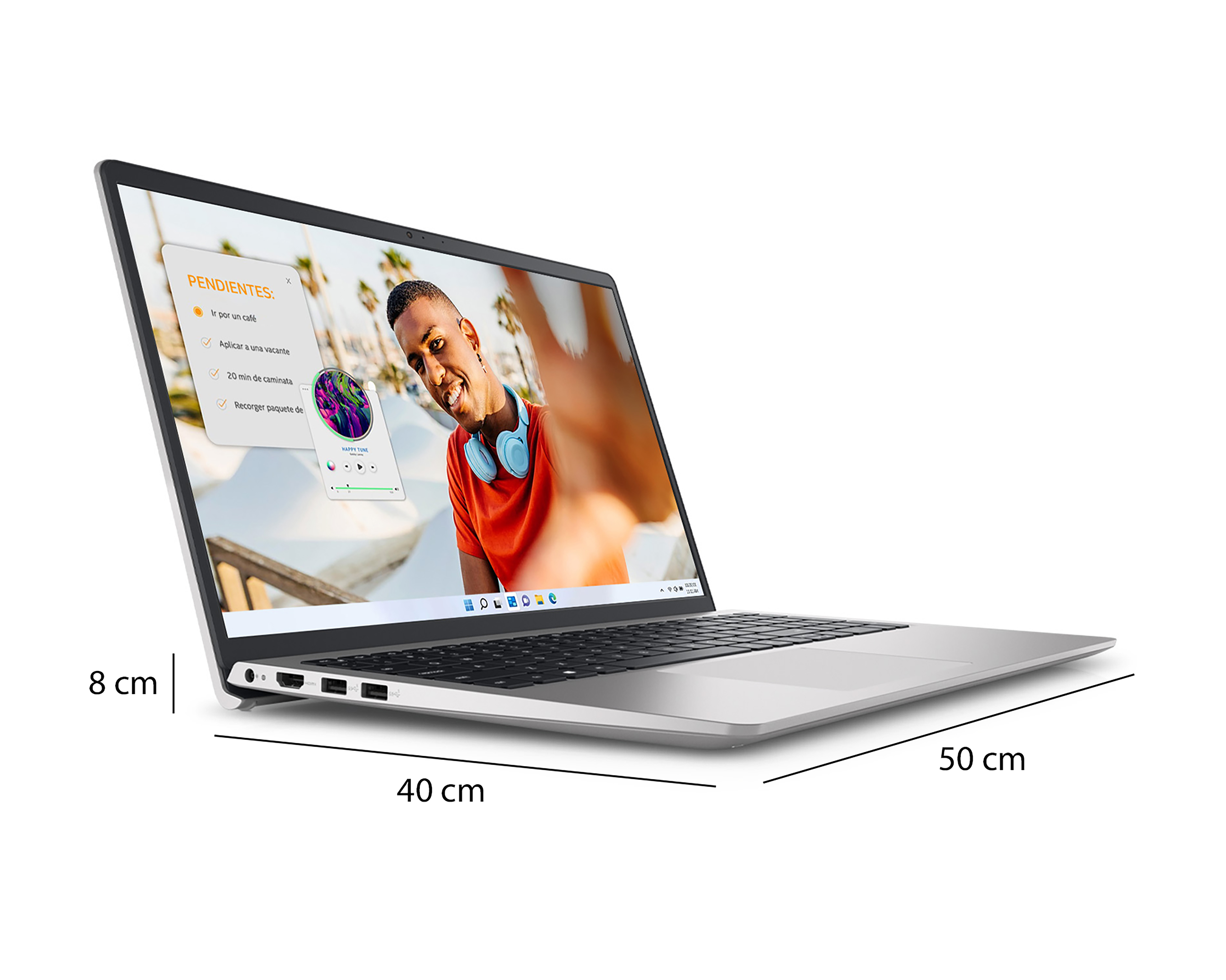 Foto 9 pulgar | Foto 8 | Laptop Dell Inspiron 3520 15.6 Pulgadas Windows 11 Intel Core i7 16 GB 512 GB SSD Plateado + Microsoft 365 por 1 año