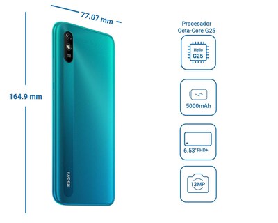 Foto 7 | Foto 7 | AT&T Unefon Xiaomi Redmi 9A 32 GB Verde